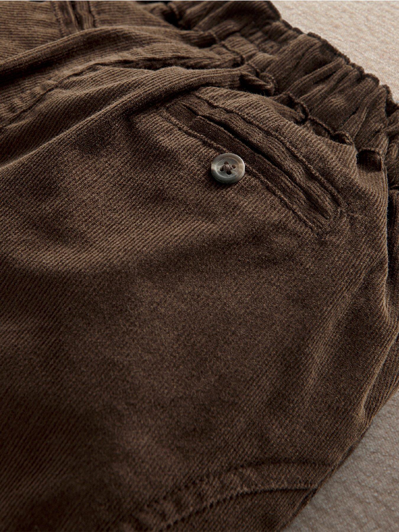 Image 3 of 3 of Mamas & Papas Baby Boys Balloon Leg Cord Pants - Brown