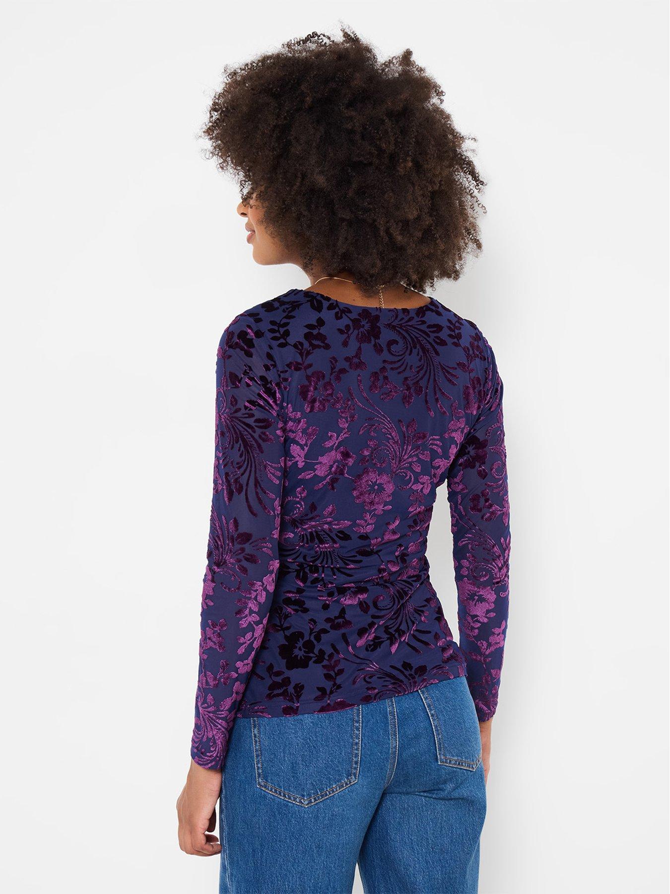 Image 3 of 7 of Joe Browns Devore Long Sleeve Top With Cowl Neck