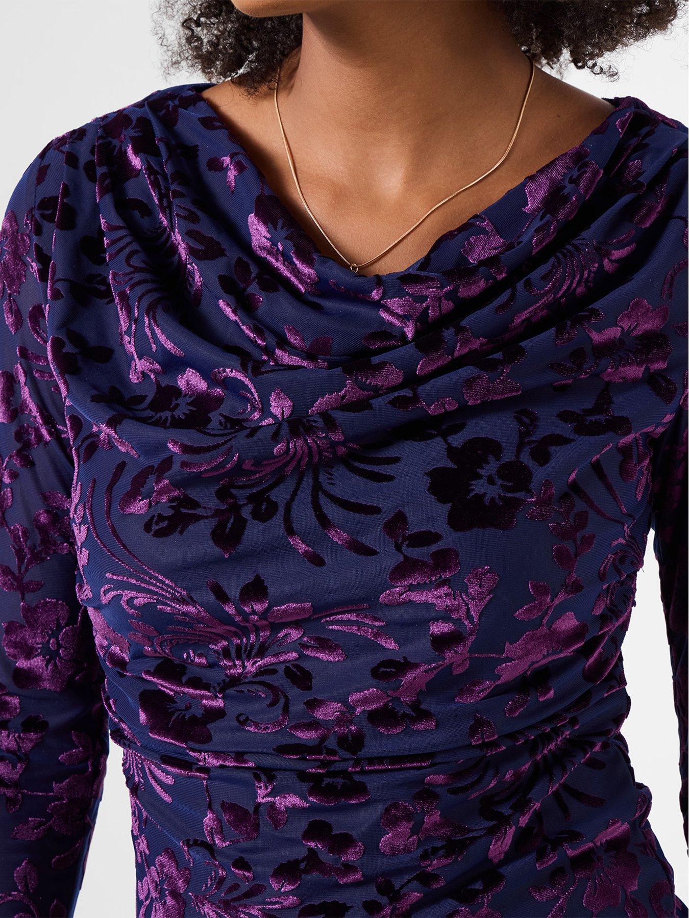 Image 5 of 7 of Joe Browns Devore Long Sleeve Top With Cowl Neck
