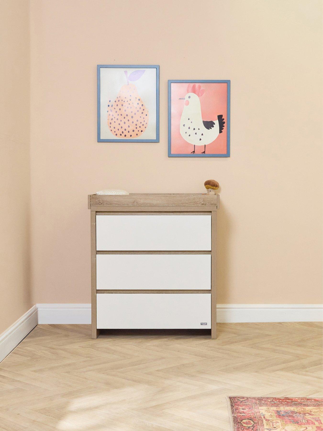 Image 4 of 7 of Tutti Bambini Modena 2 Piece Room Set - White/Oak