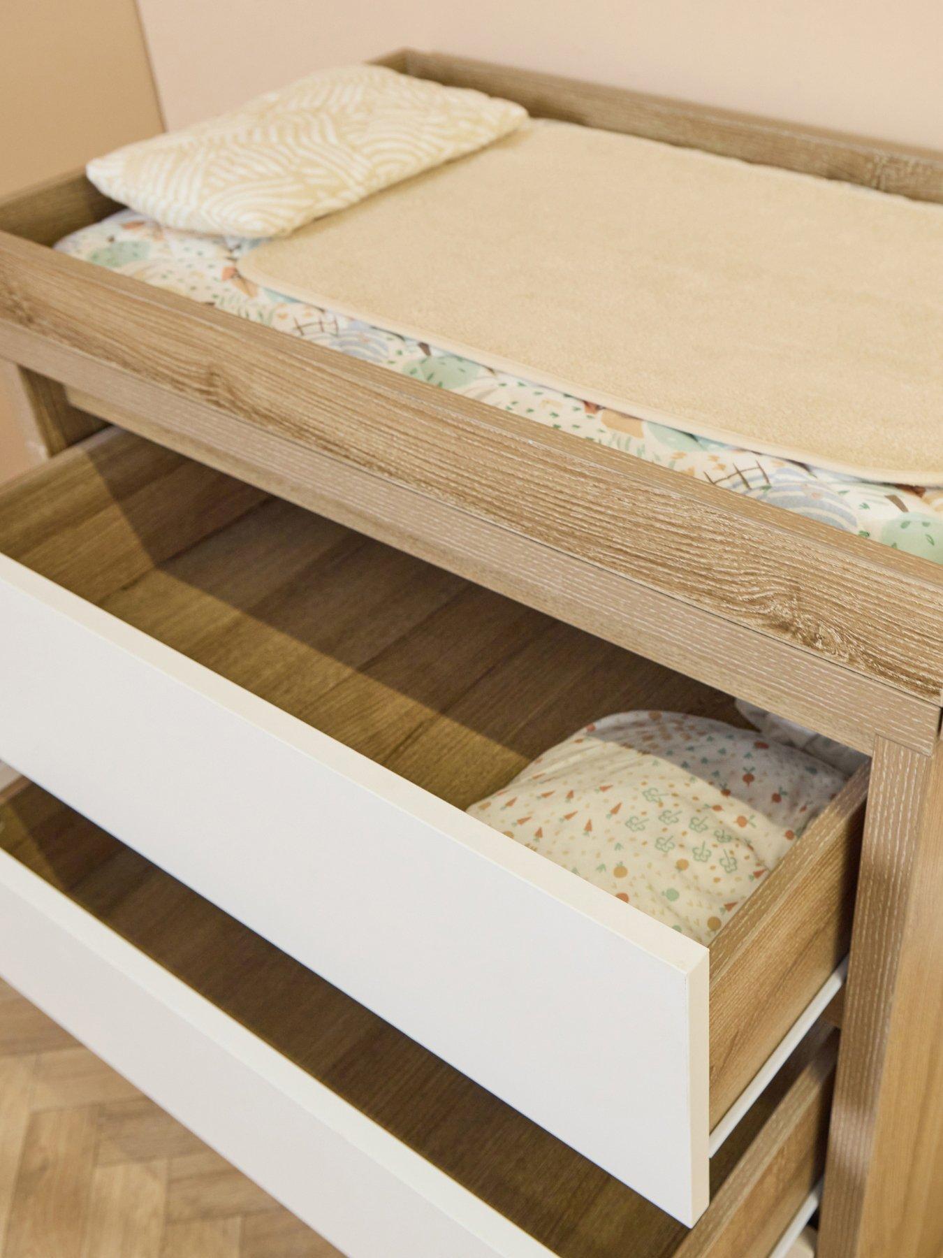 Image 4 of 6 of Tutti Bambini Modena Changing Unit - White/Oak