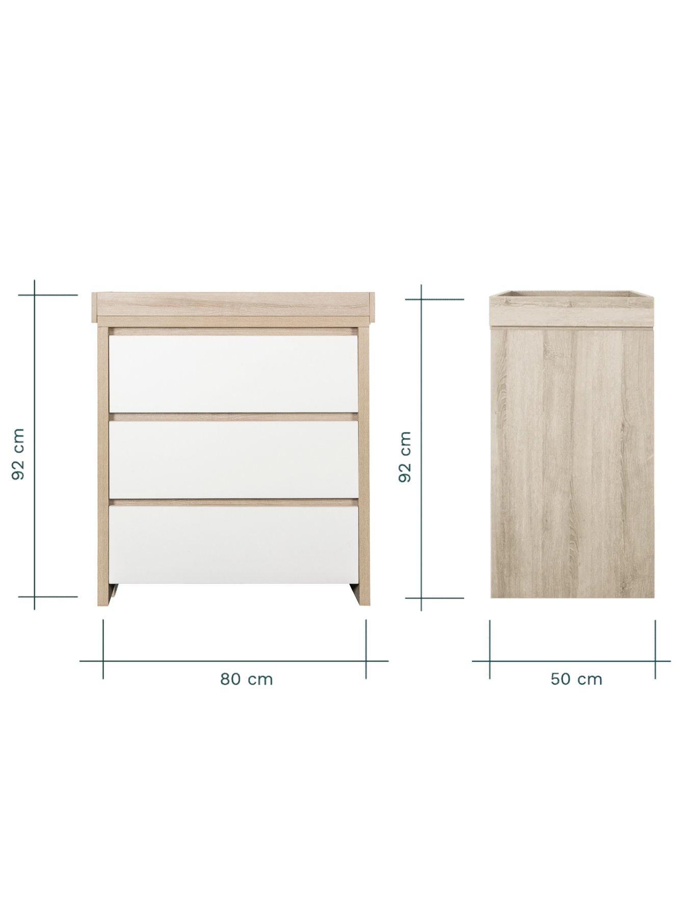 Image 6 of 6 of Tutti Bambini Modena Changing Unit - White/Oak