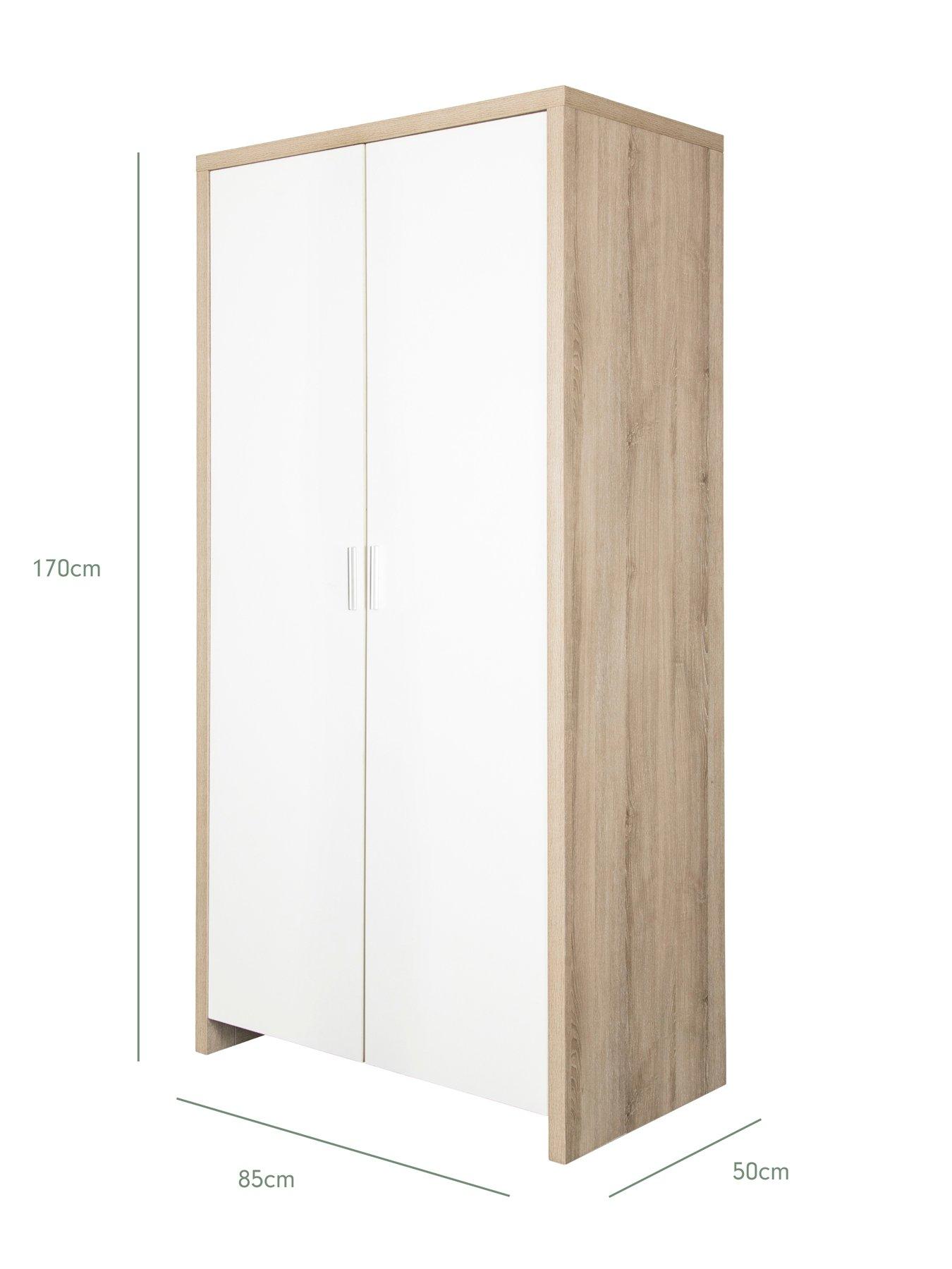 Image 4 of 4 of Tutti Bambini Modena Wardrobe - White/Oak