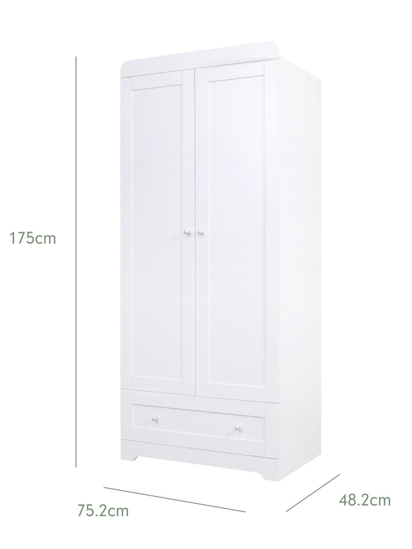 Image 4 of 4 of Tutti Bambini Rio Wardrobe - White