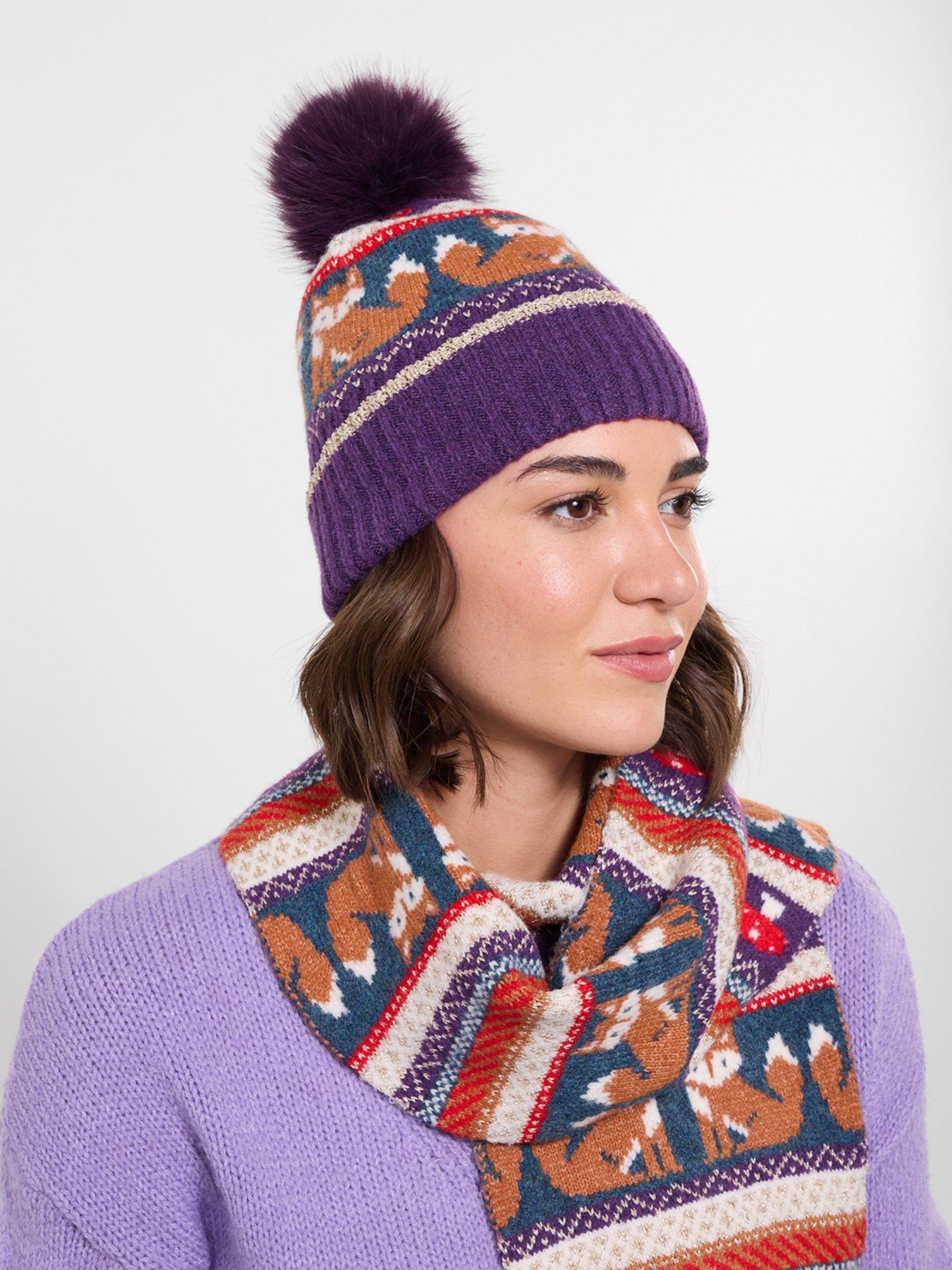 Image 2 of 5 of Joe Browns Foxy Fairisle Winter Bobble Hat