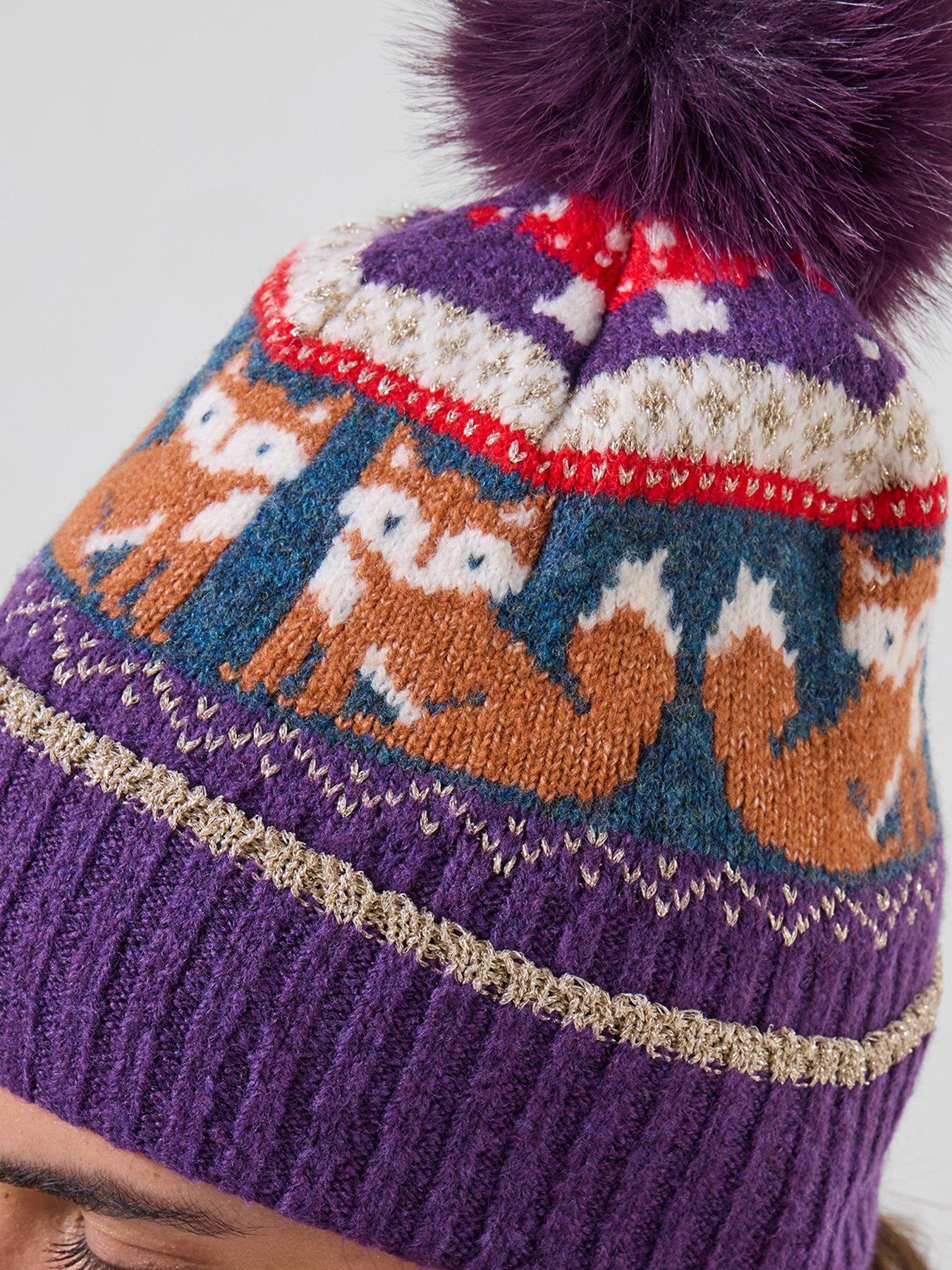 Image 4 of 5 of Joe Browns Foxy Fairisle Winter Bobble Hat