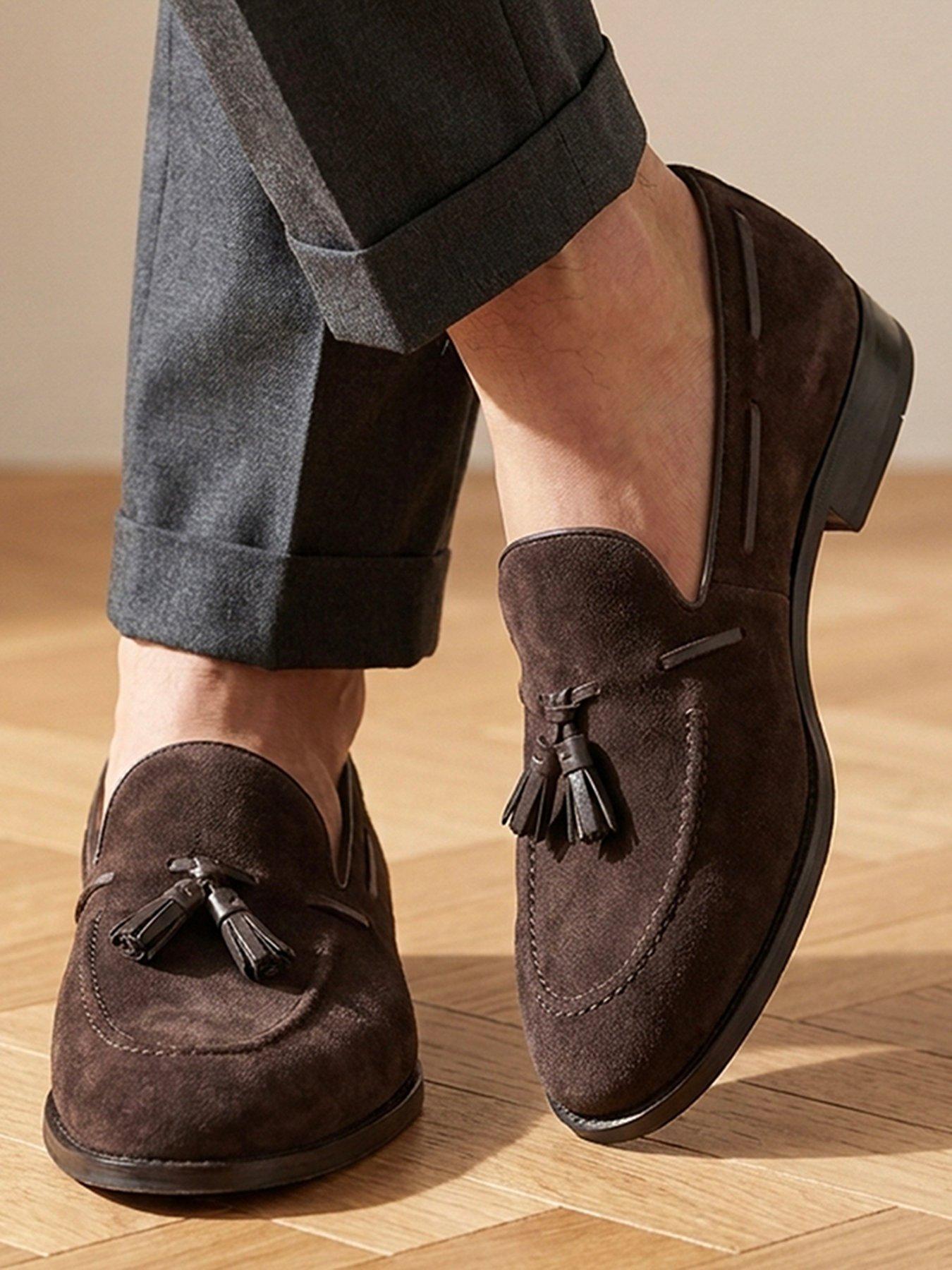 Image 6 of 6 of Jones Bootmaker Rolando - Dark Brown Suede