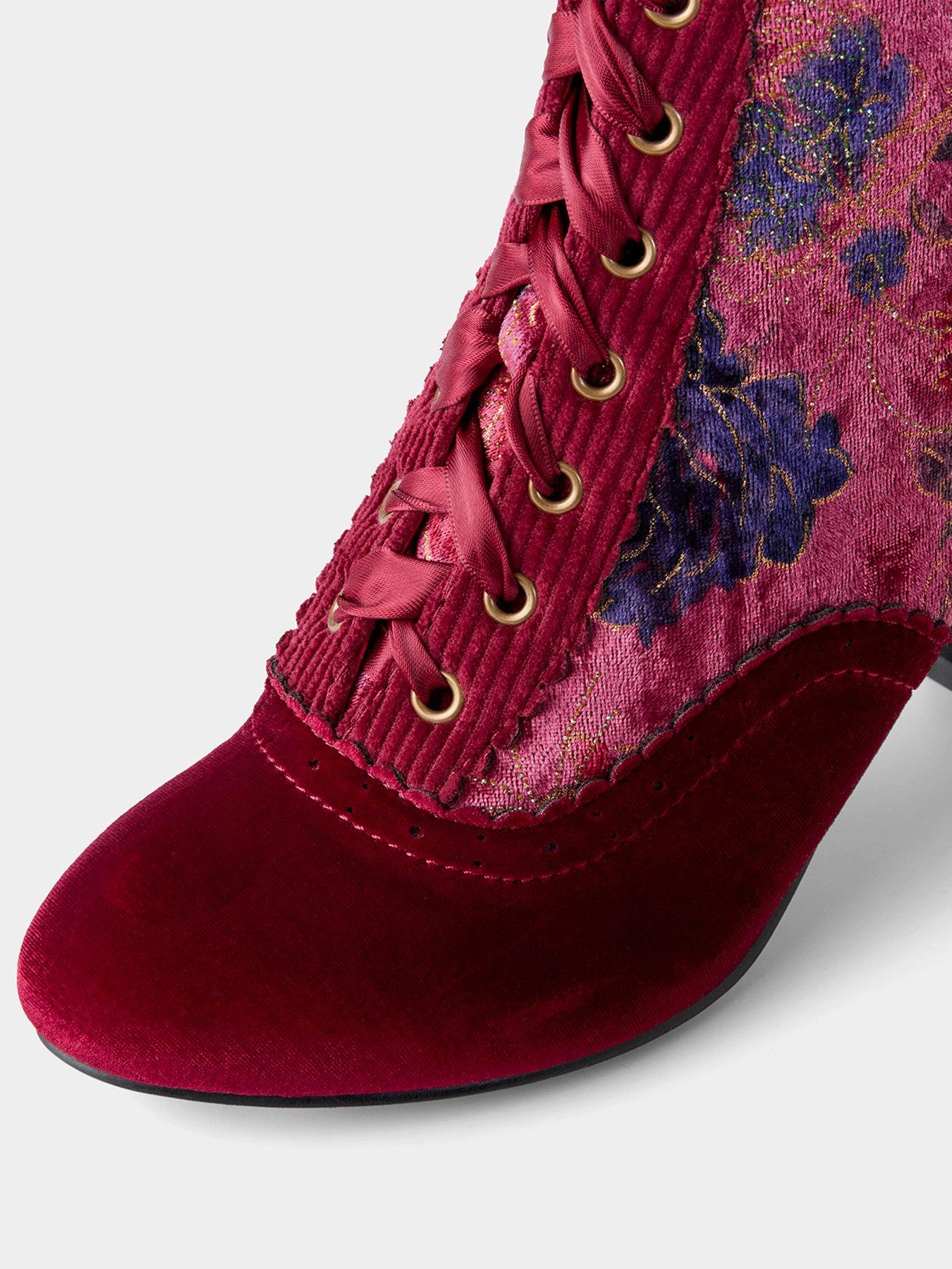 Image 5 of 6 of Joe Browns Liberty Velvet Ankle Boots