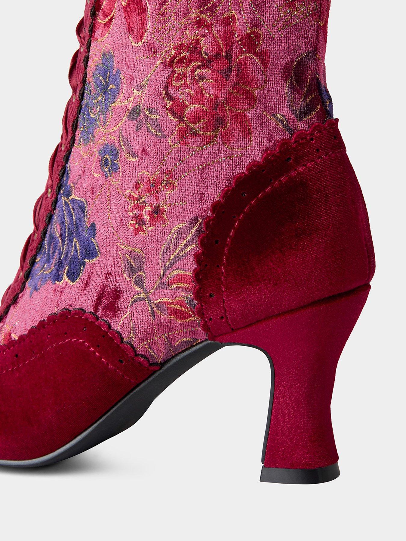 Image 6 of 6 of Joe Browns Liberty Velvet Ankle Boots
