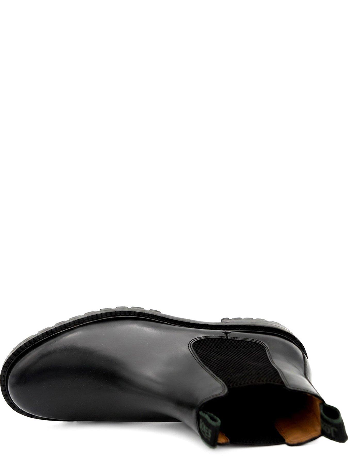 Image 4 of 6 of Jones Bootmaker Mens Damone Leather Lug Sole Chelsea Boots - Black