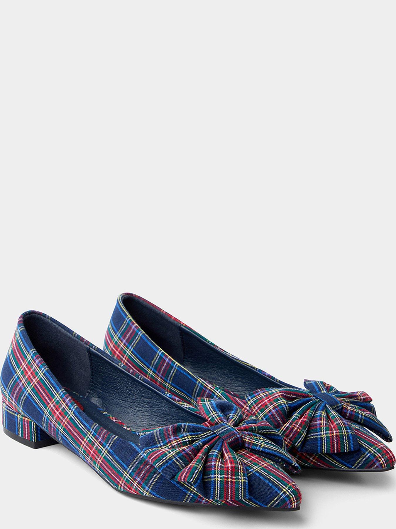 Image 5 of 7 of Joe Browns Check It Out Tartan Flat Shoes
