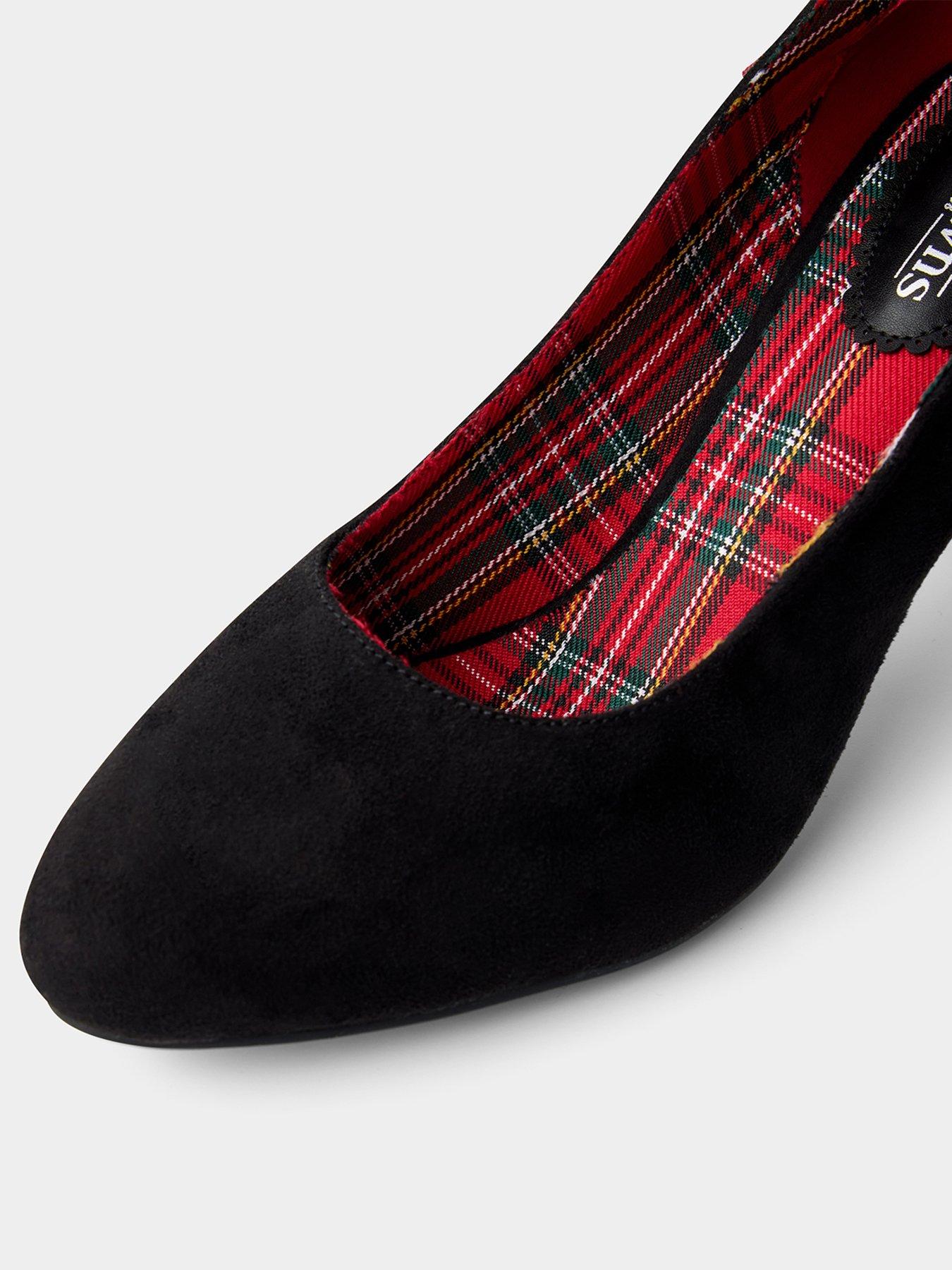 Image 5 of 6 of Joe Browns Tara Tartan Bow Heeled Shoes
