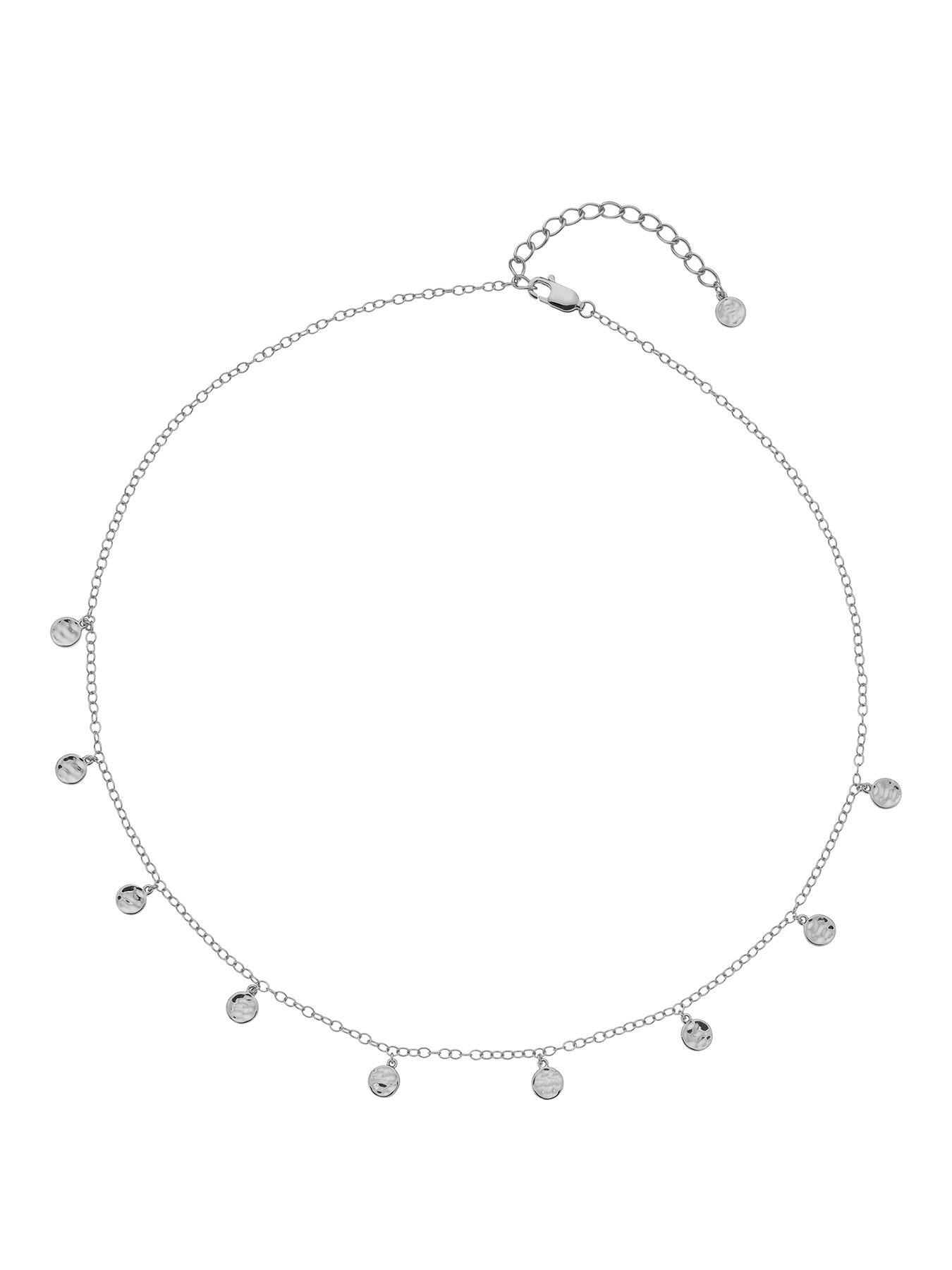 Image 1 of 4 of Hot Diamonds Lunar Necklace - Silver