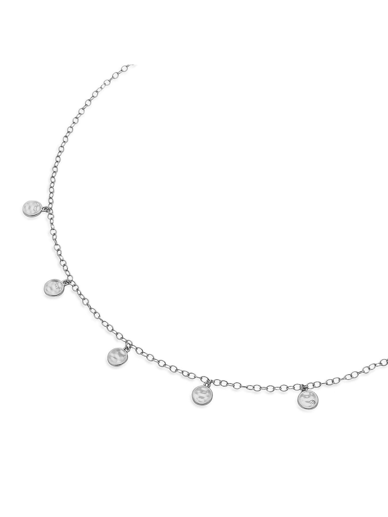 Image 2 of 4 of Hot Diamonds Lunar Necklace - Silver