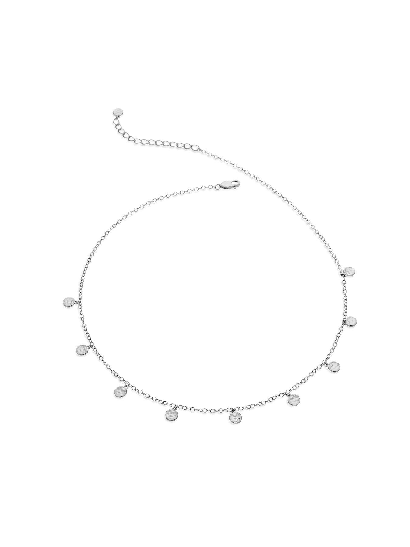 Image 4 of 4 of Hot Diamonds Lunar Necklace - Silver