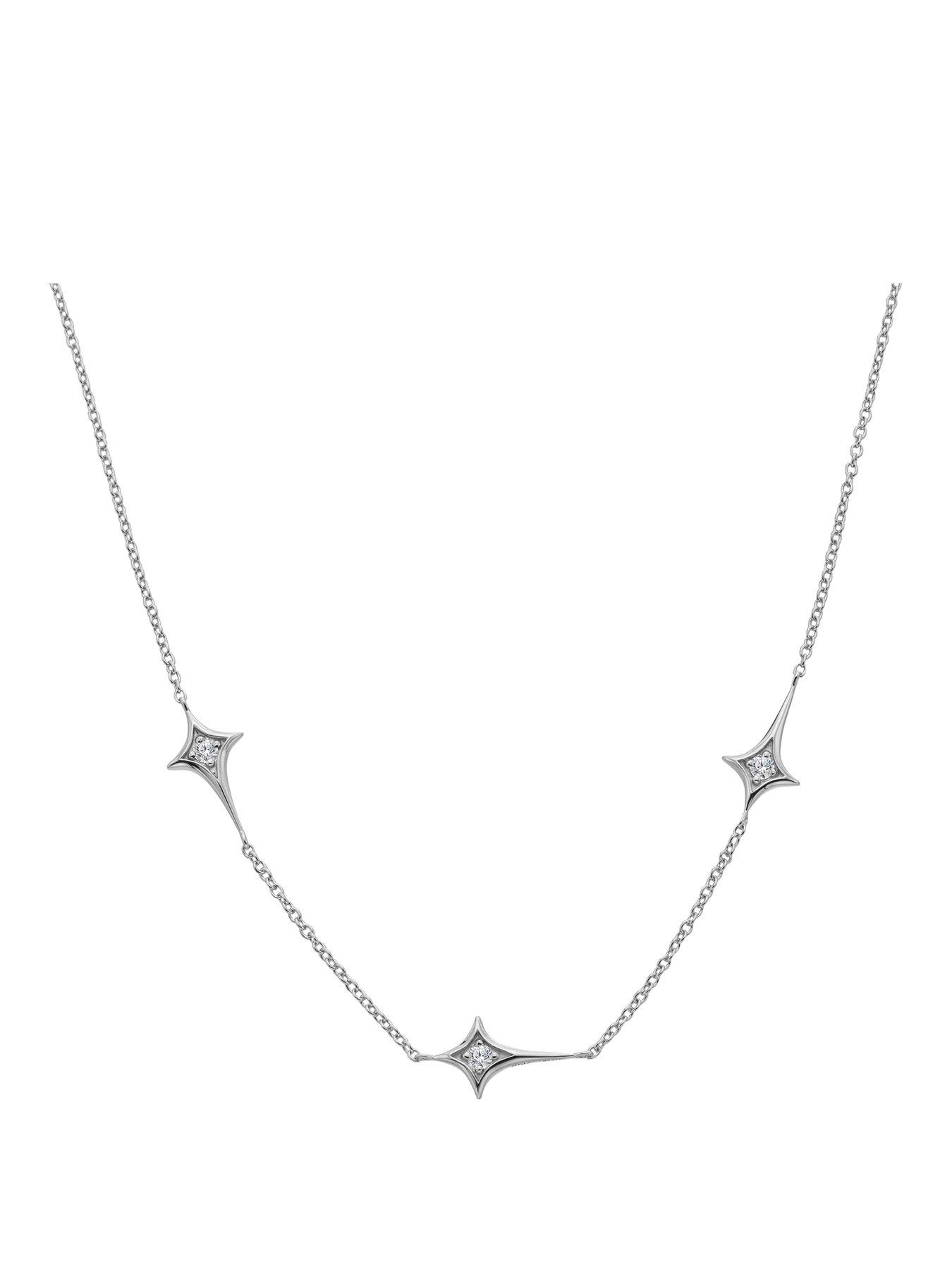 Image 1 of 4 of Hot Diamonds Multi Star Necklace