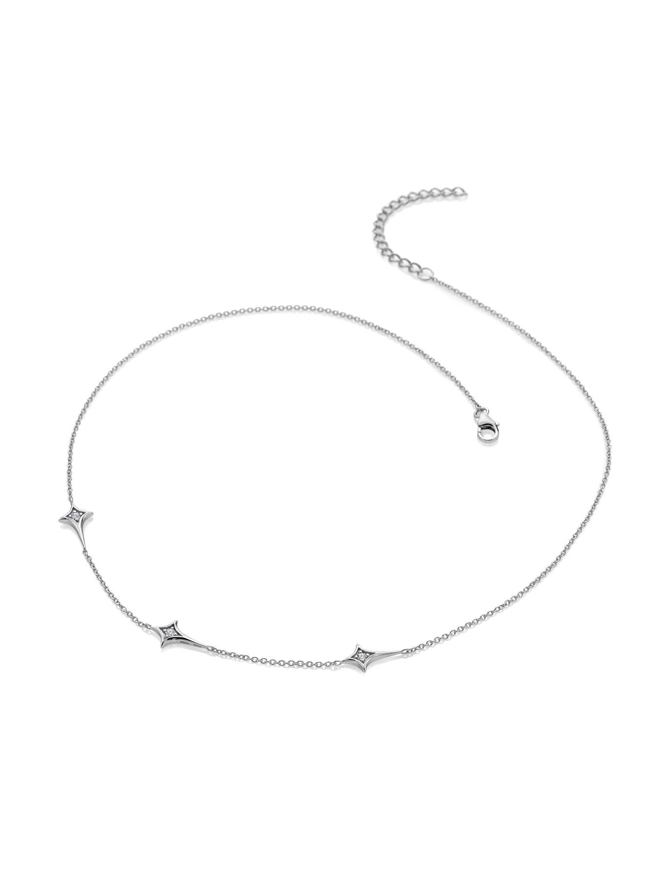 Image 4 of 4 of Hot Diamonds Multi Star Necklace