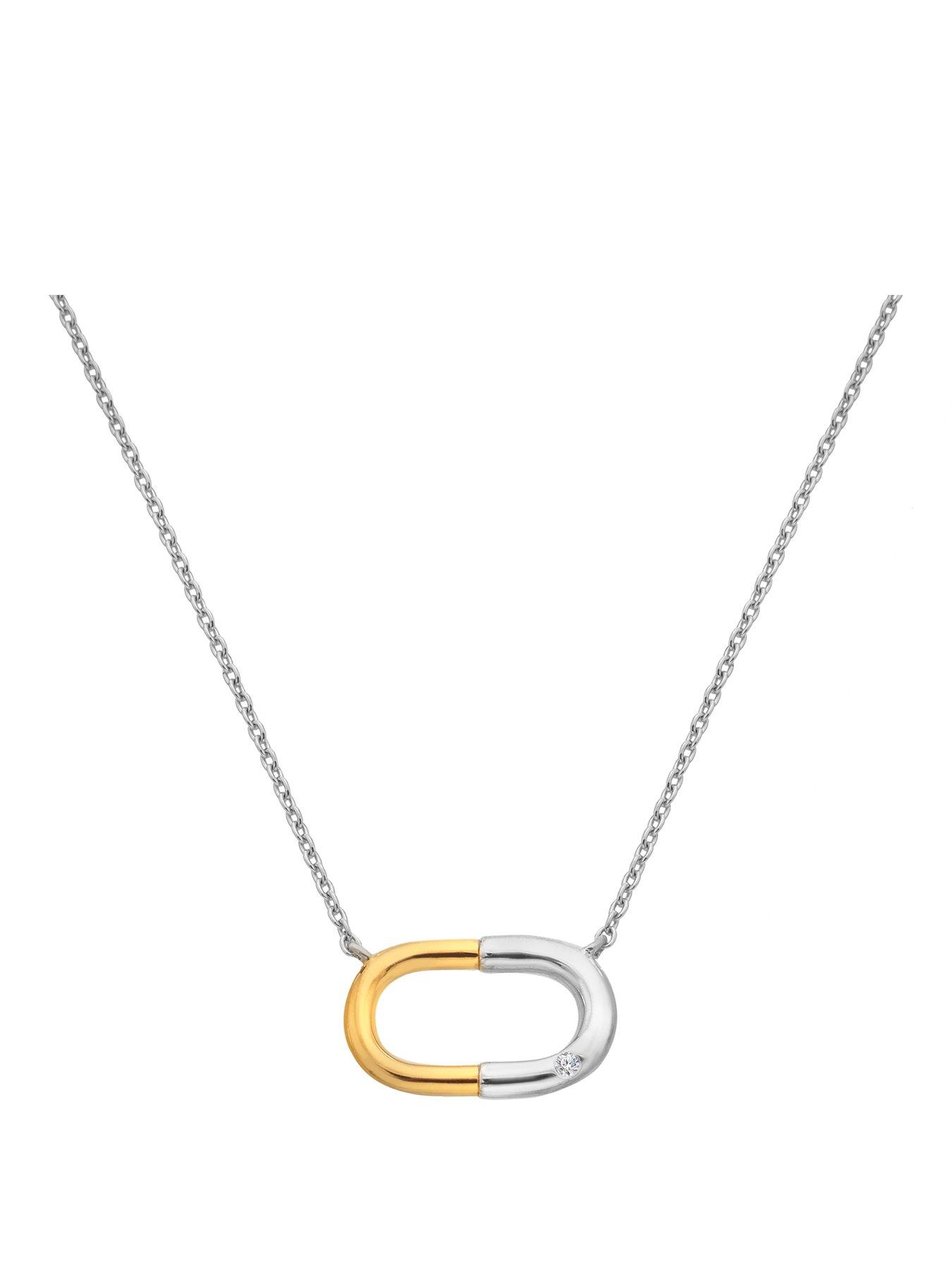 Image 1 of 4 of Hot Diamonds Carabiner Necklace