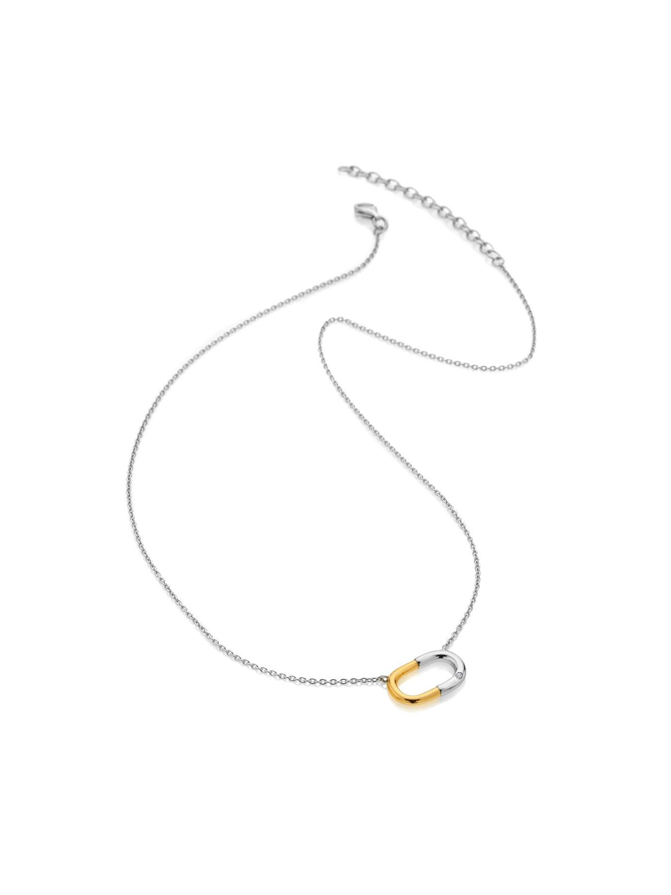 Image 4 of 4 of Hot Diamonds Carabiner Necklace