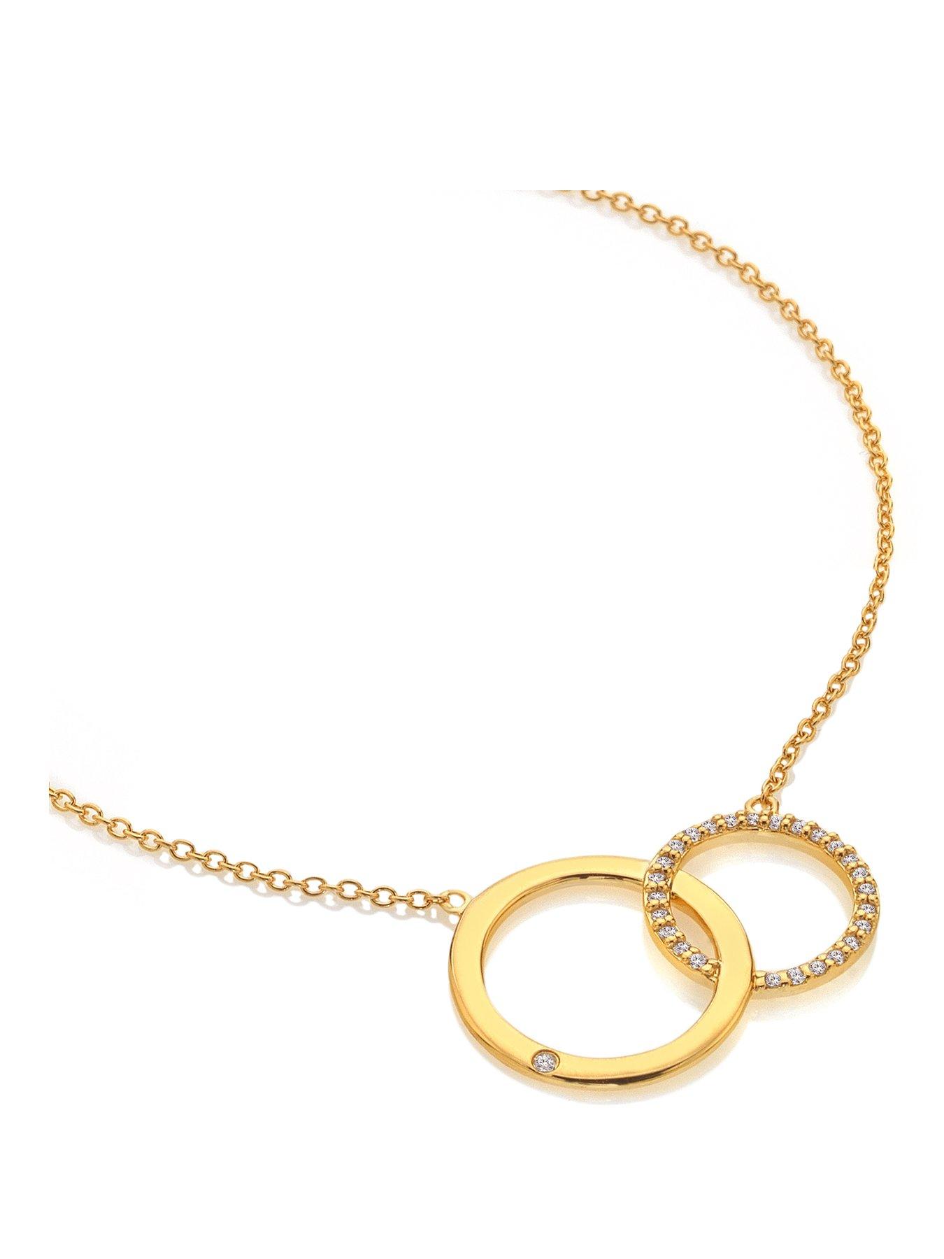 Image 1 of 3 of Hot Diamonds HD X GE Interlocking Necklace