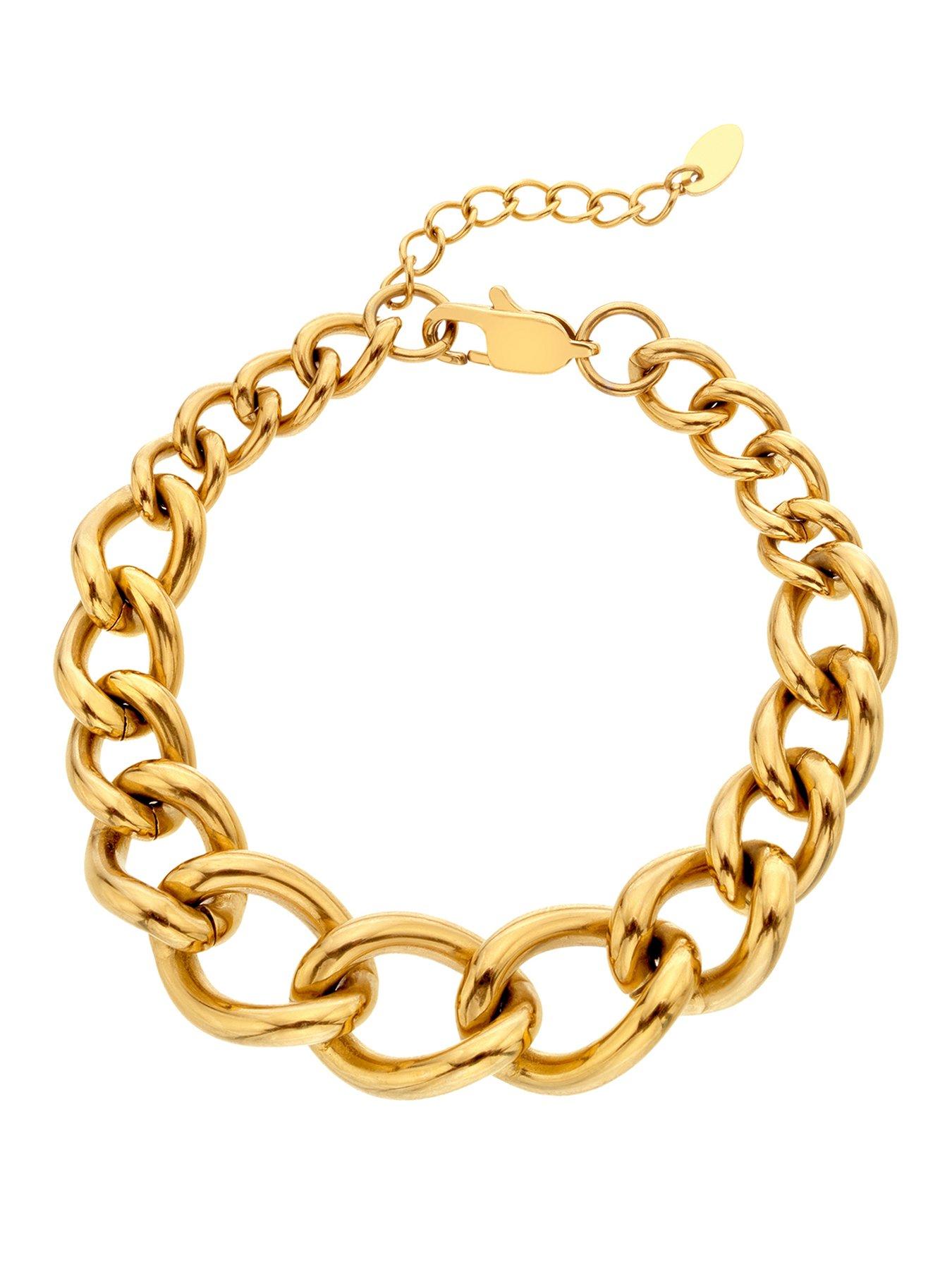 Image 1 of 3 of Ava & Sky GRADUATED CHAIN BRACELET