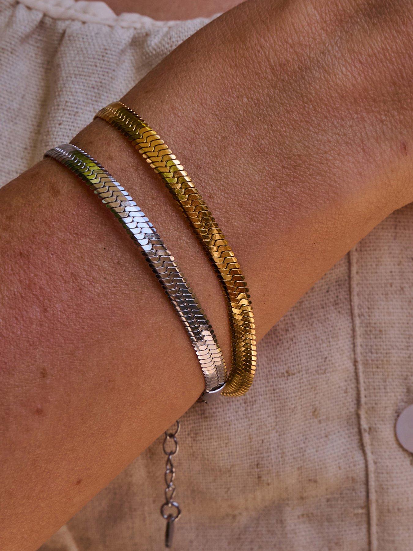 Image 3 of 3 of Ava & Sky SNAKE CHAIN BRACELET