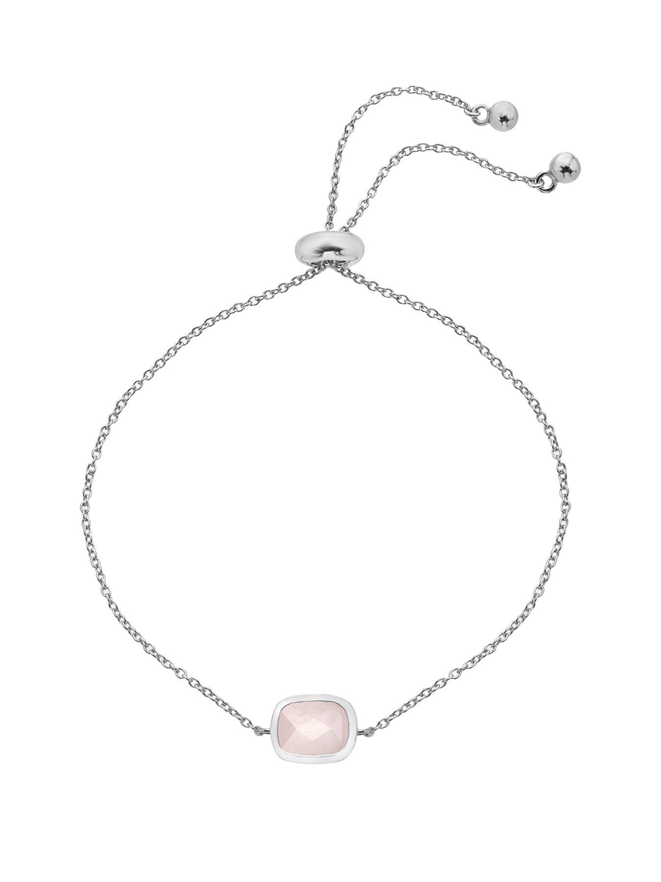 Image 1 of 4 of Hot Diamonds Rose Quartz Bracelet