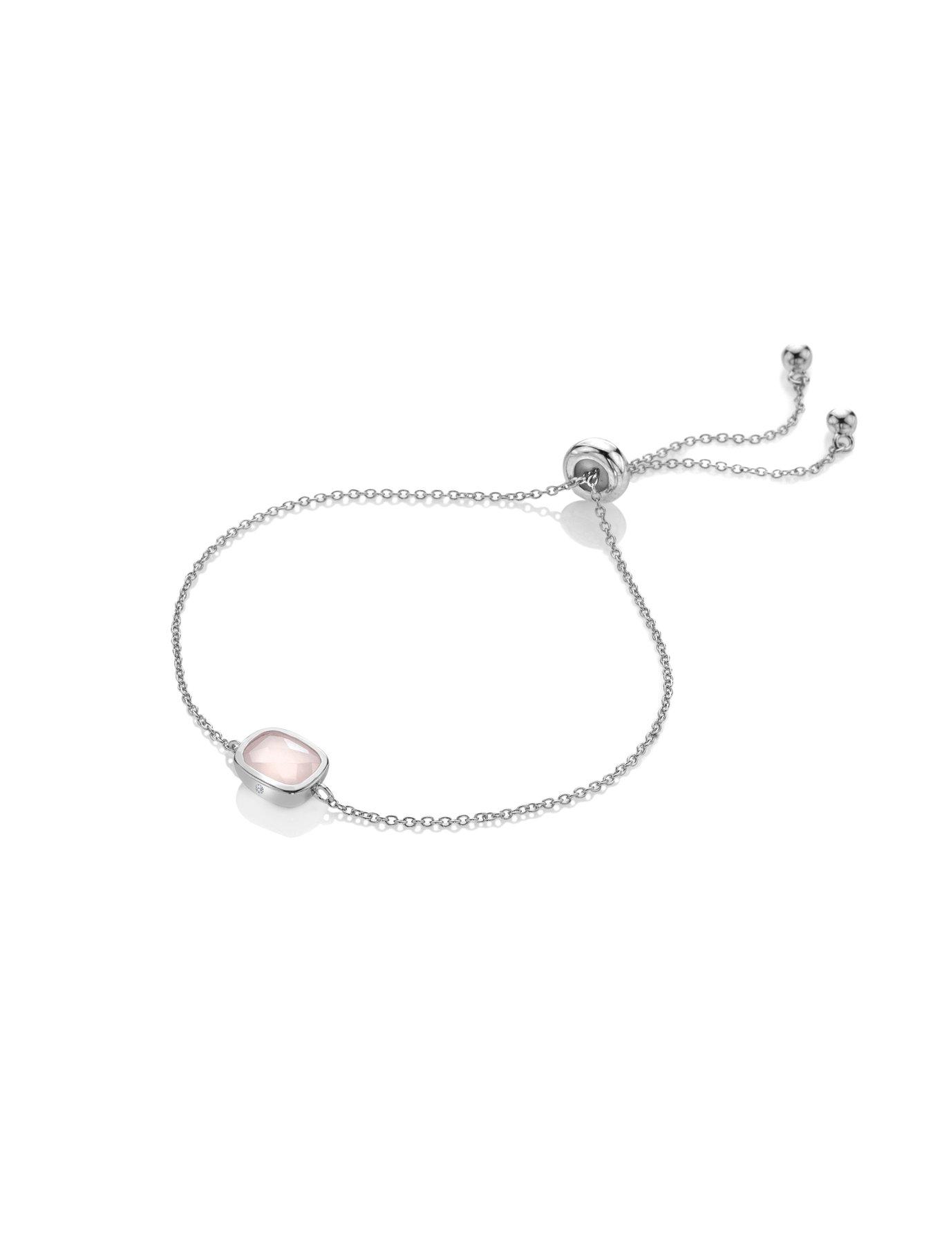 Image 2 of 4 of Hot Diamonds Rose Quartz Bracelet