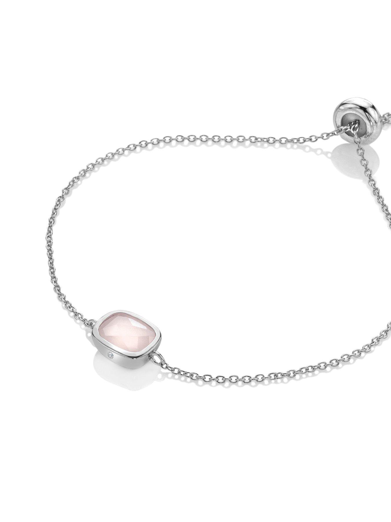 Image 4 of 4 of Hot Diamonds Rose Quartz Bracelet