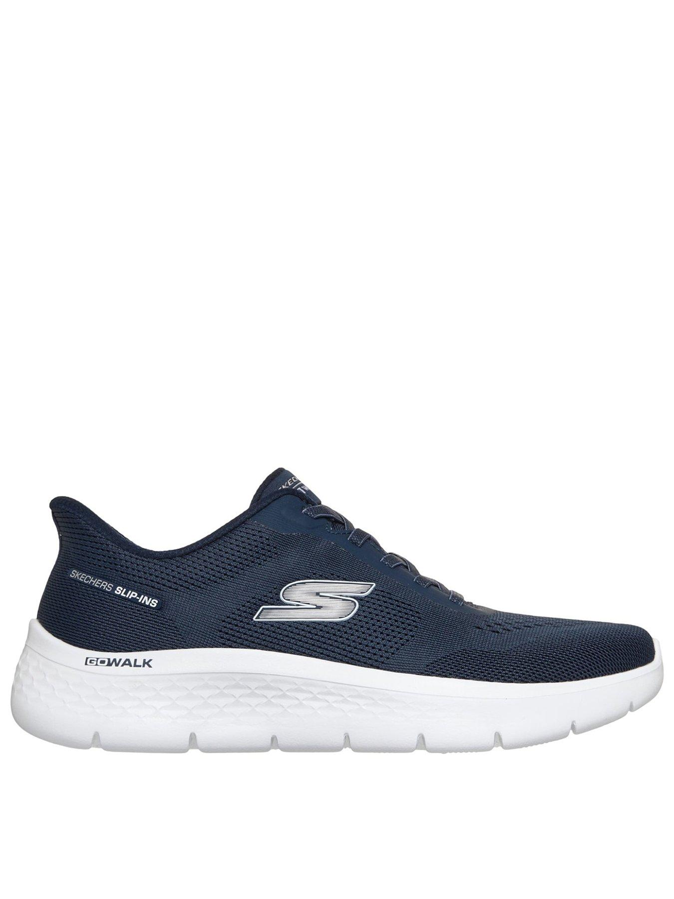 Skechers Womens Go Walk Flex Azriel Slip-In Trainers - Navy