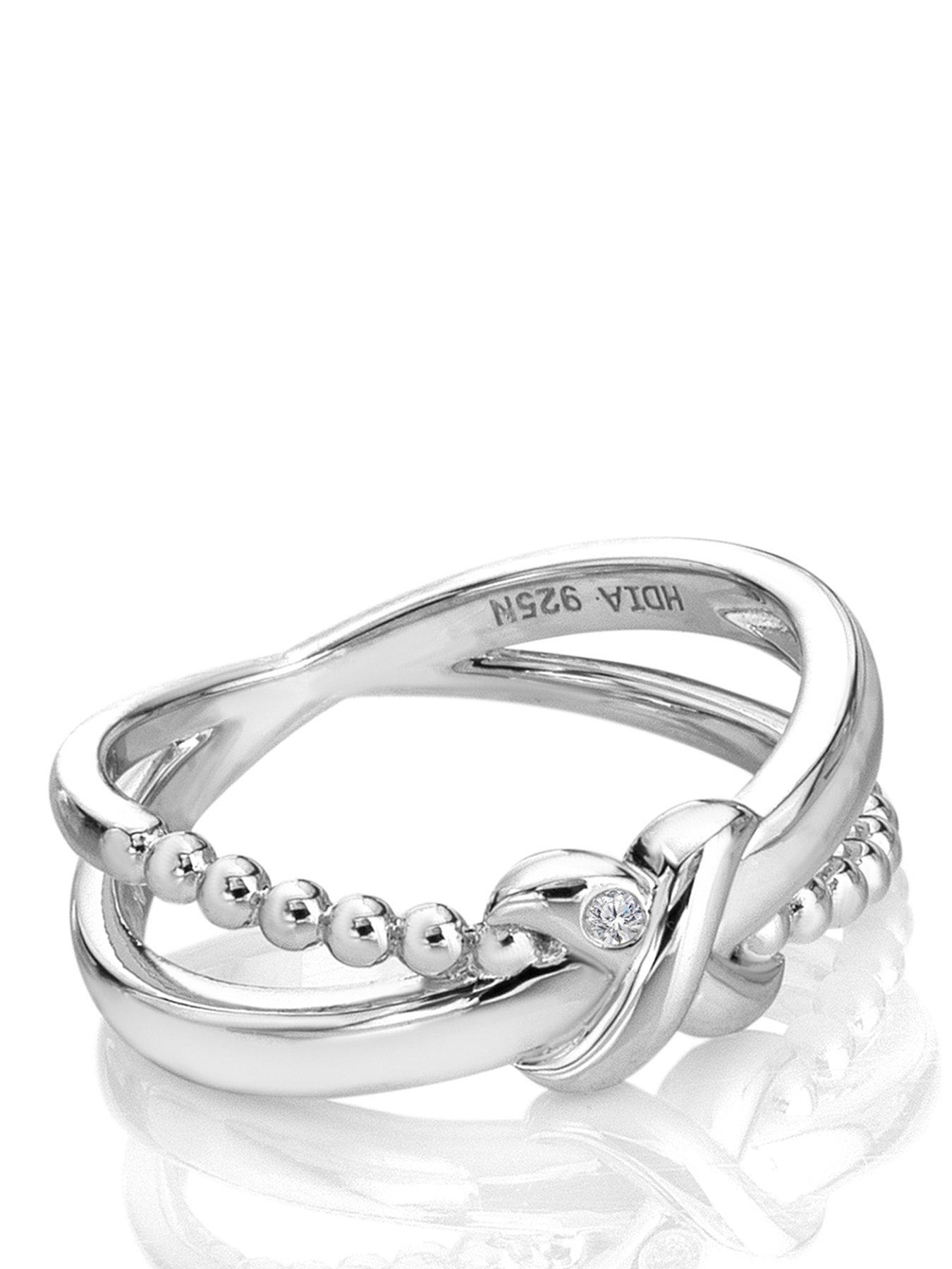 Image 1 of 3 of Hot Diamonds Coupled Ring