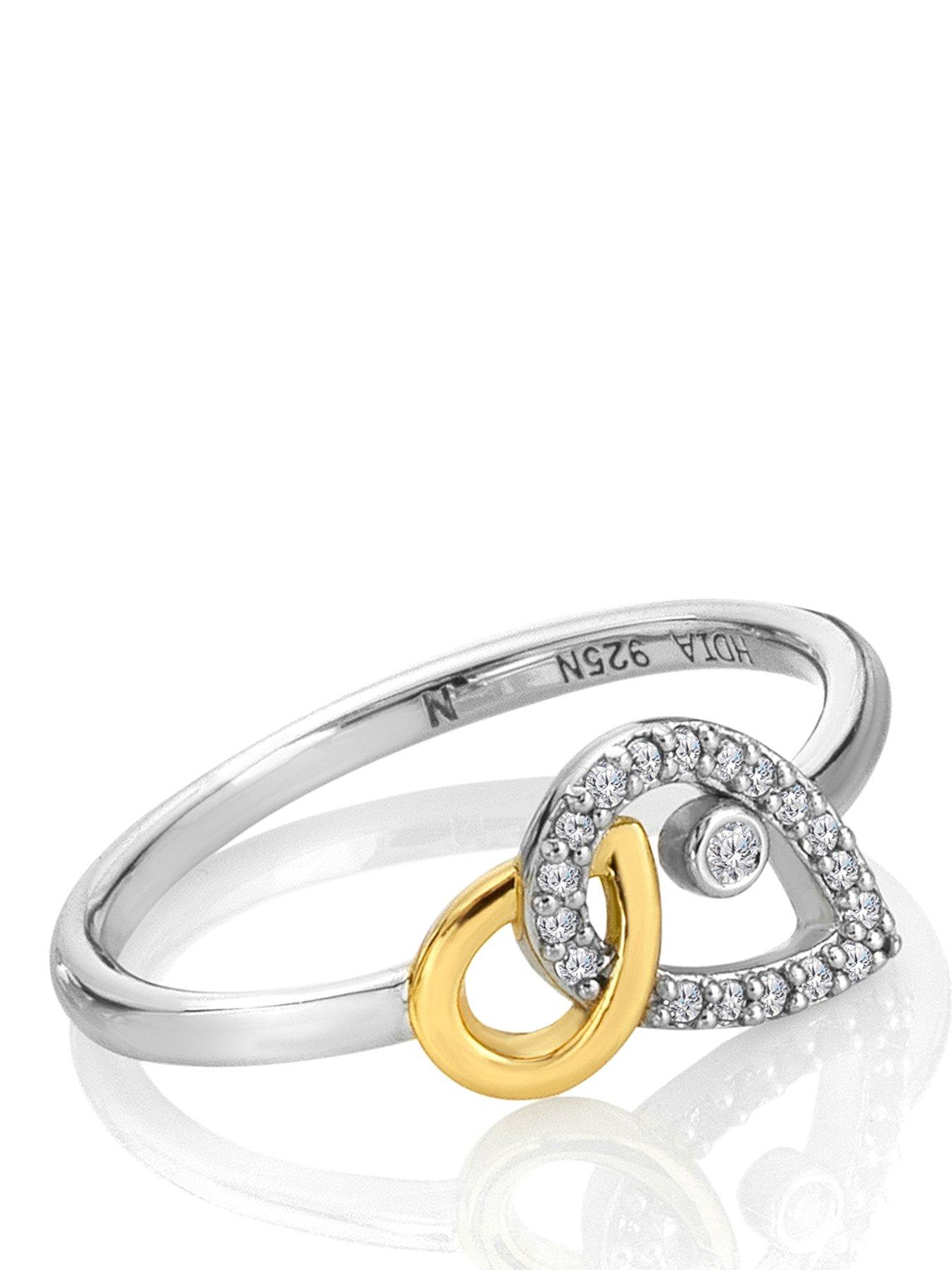 Image 1 of 3 of Hot Diamonds Open Oval Ring