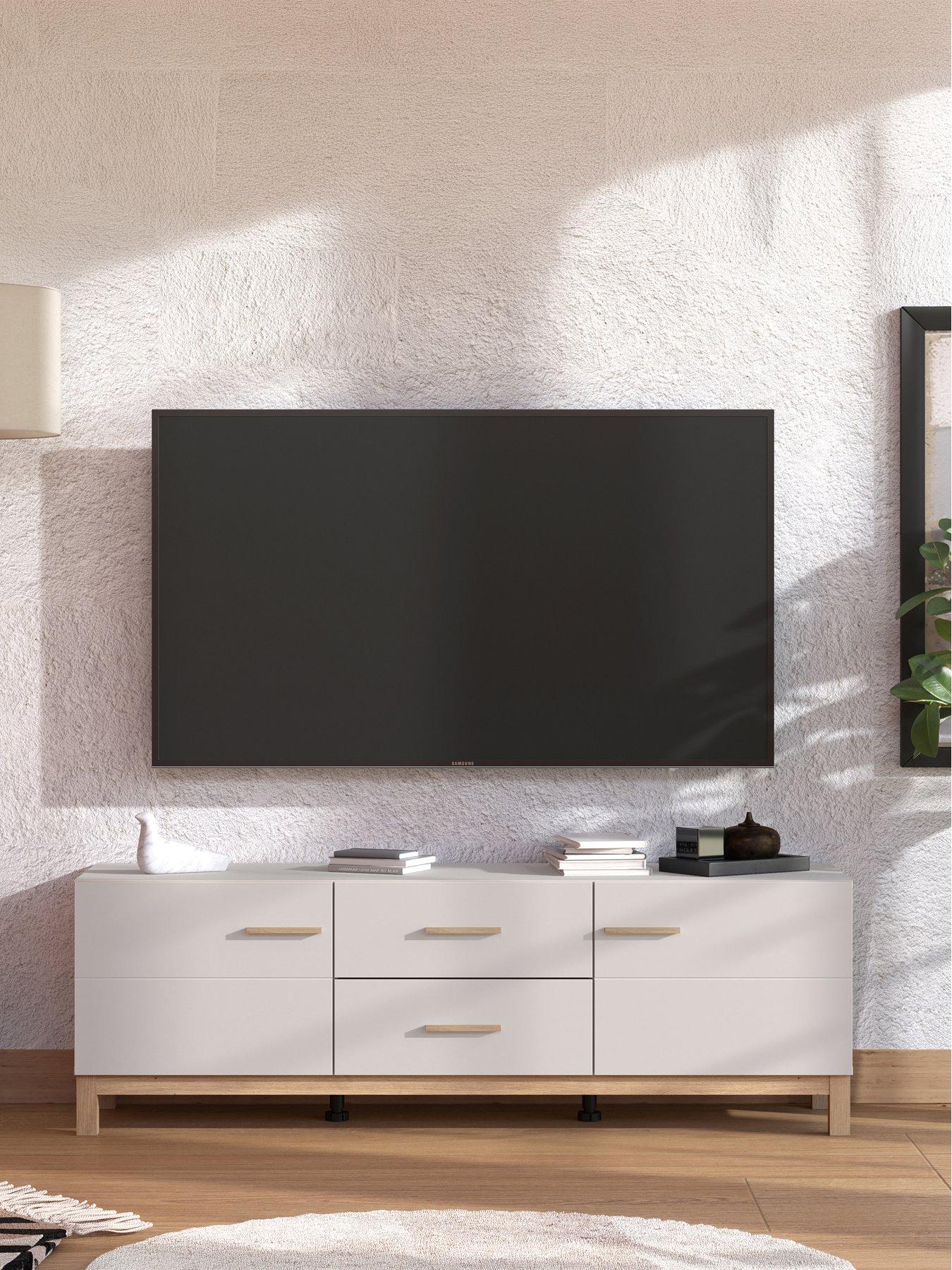 Image 1 of 7 of Dorel Home Essex TV Stand - Cashmere