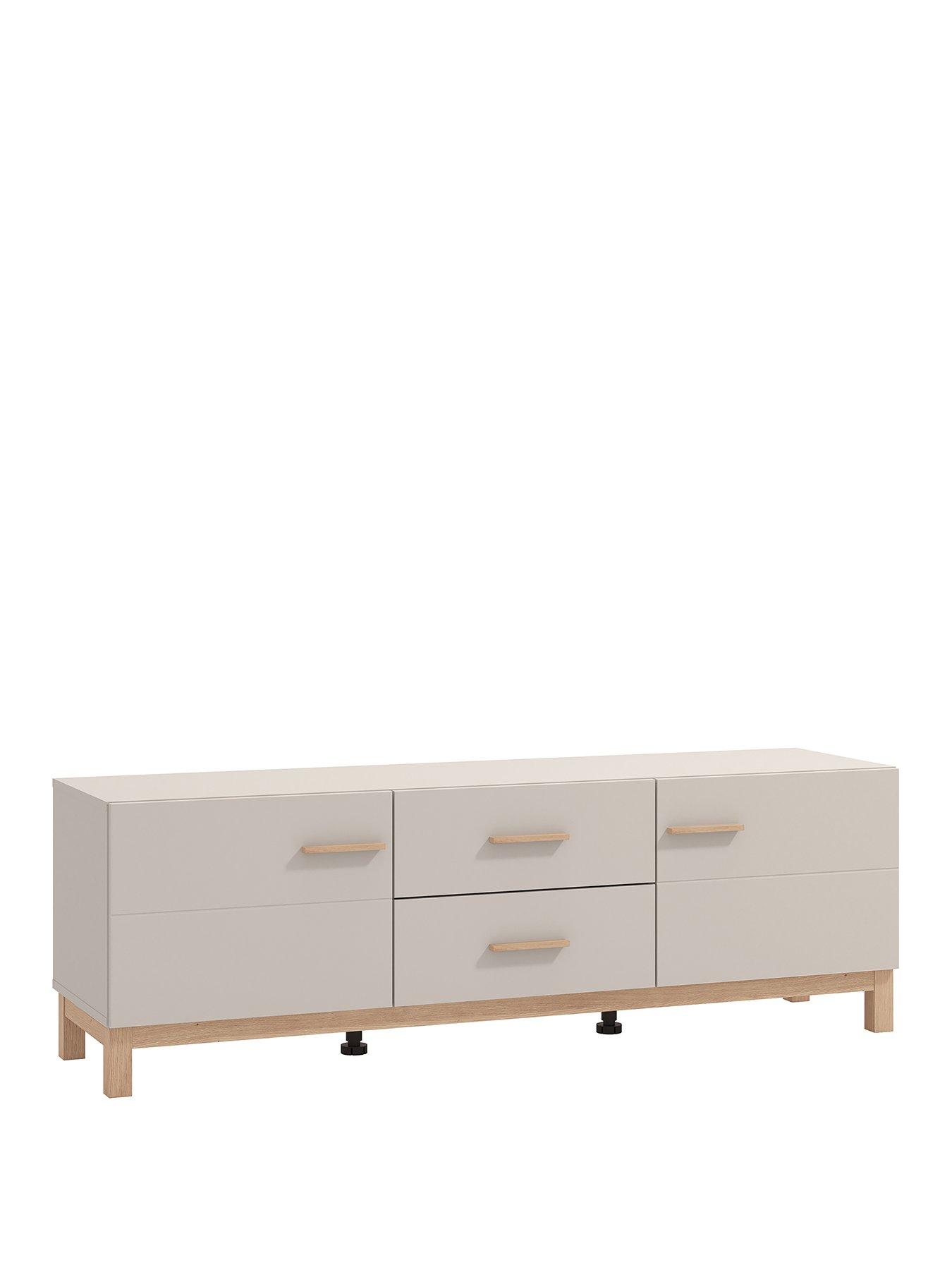 Image 2 of 7 of Dorel Home Essex TV Stand - Cashmere