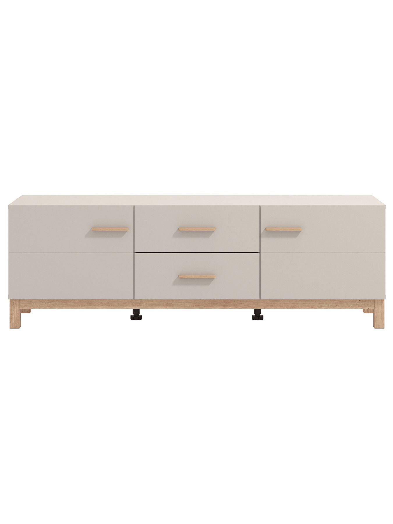 Image 3 of 7 of Dorel Home Essex TV Stand - Cashmere