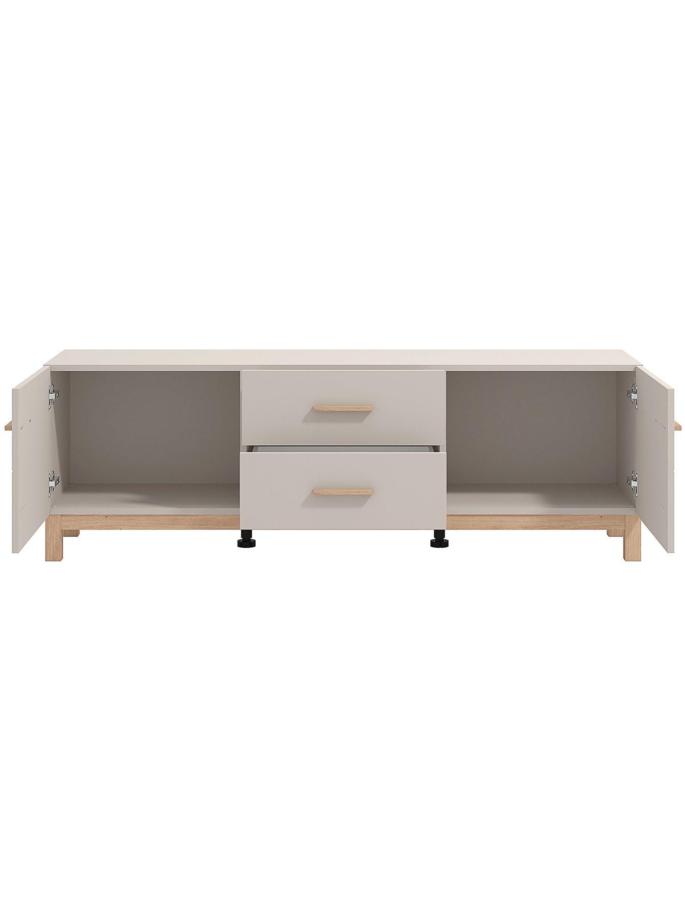 Image 4 of 7 of Dorel Home Essex TV Stand - Cashmere