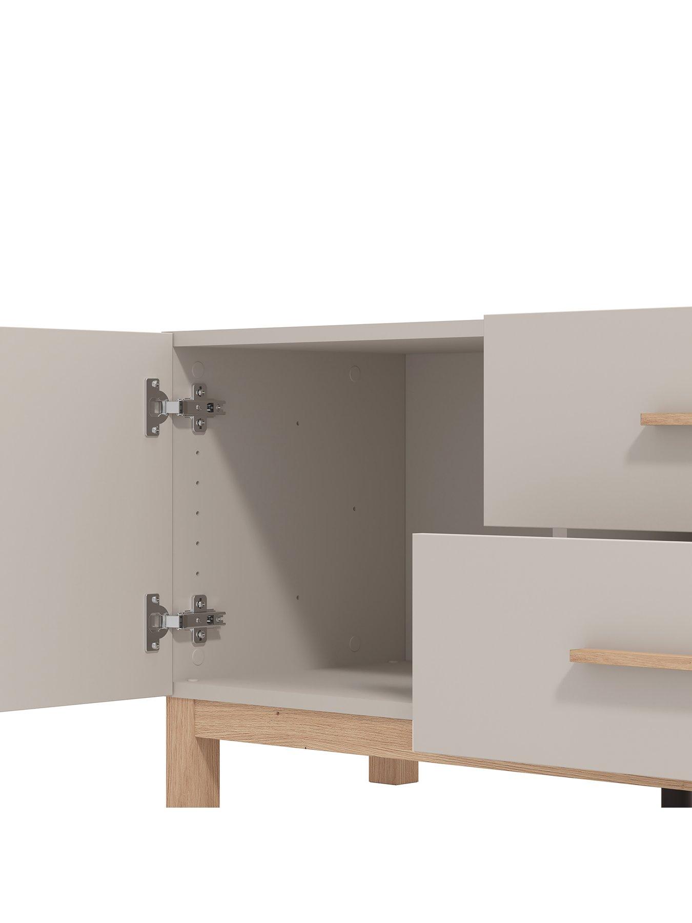 Image 6 of 7 of Dorel Home Essex TV Stand - Cashmere
