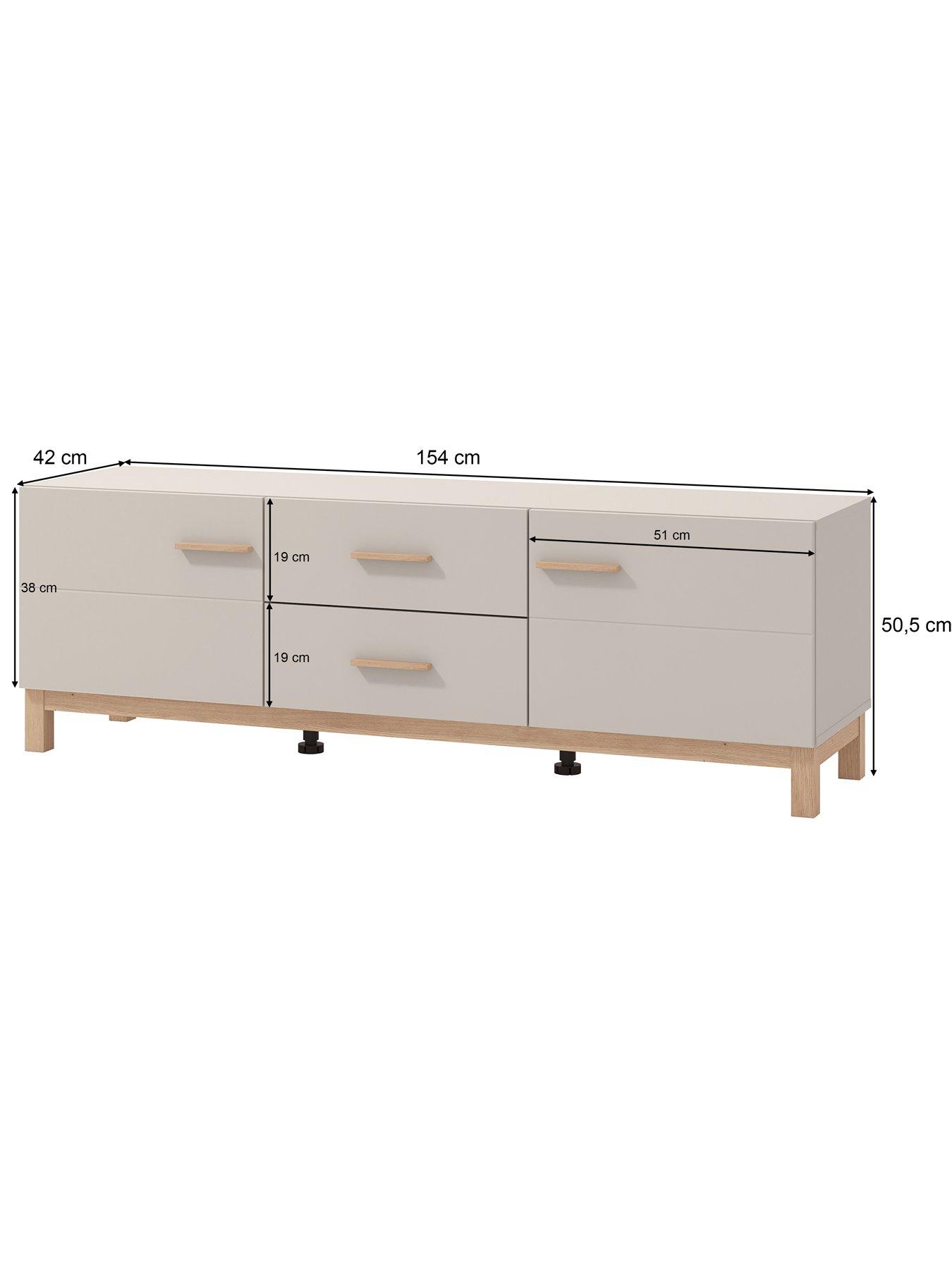 Image 7 of 7 of Dorel Home Essex TV Stand - Cashmere