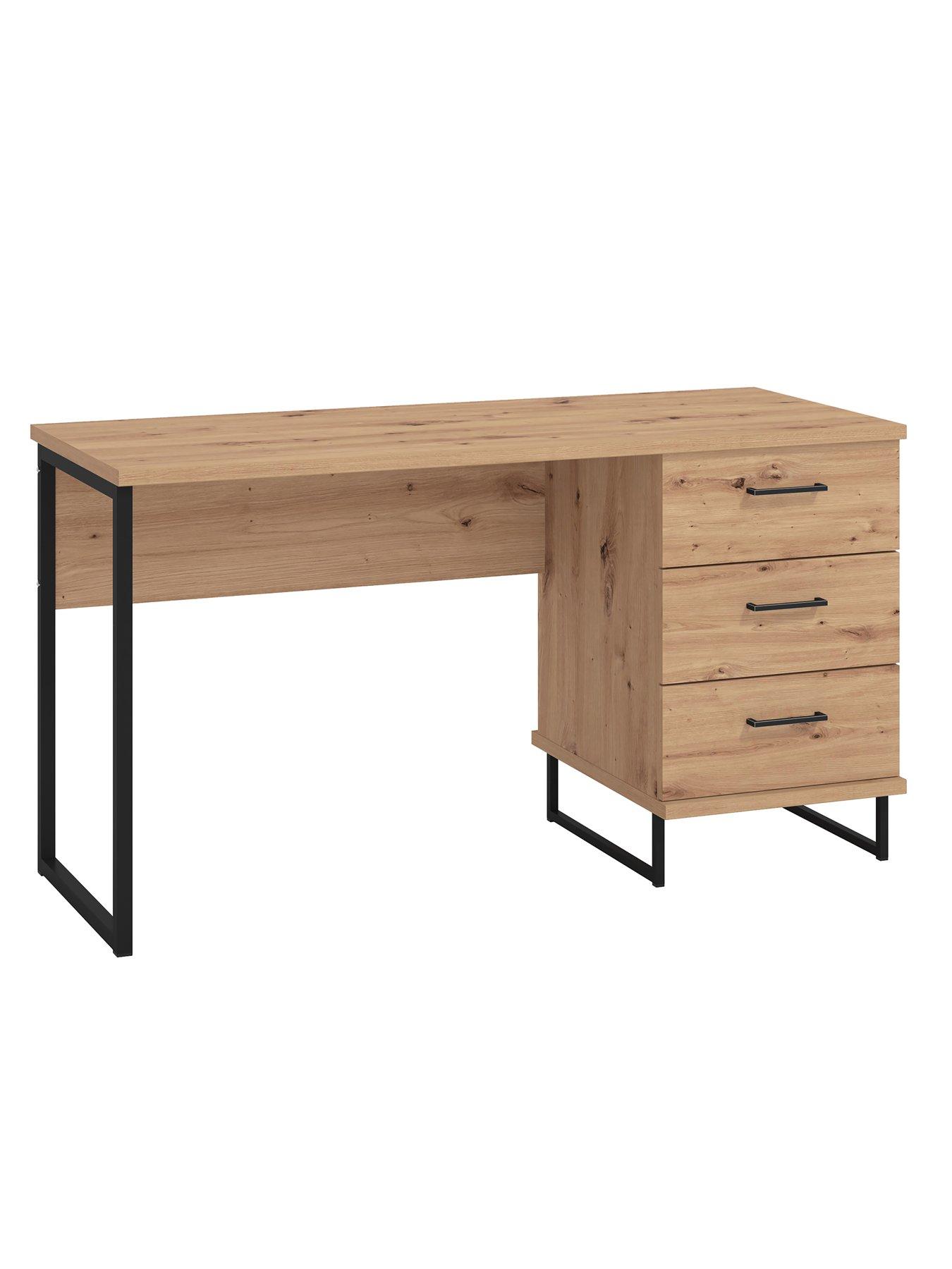 Image 3 of 7 of Dorel Home Sardinia Desk - Artisan Oak