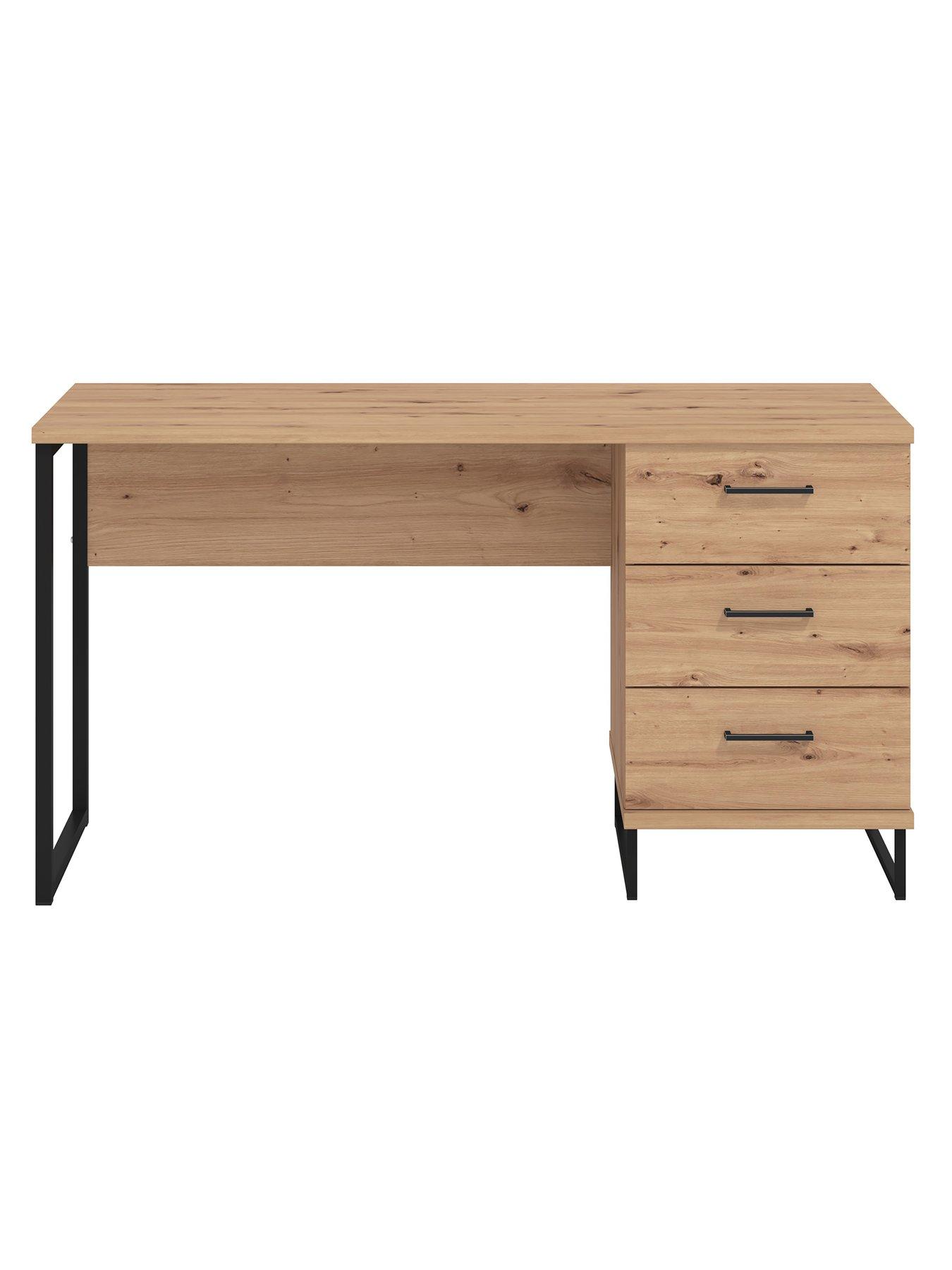 Image 4 of 7 of Dorel Home Sardinia Desk - Artisan Oak