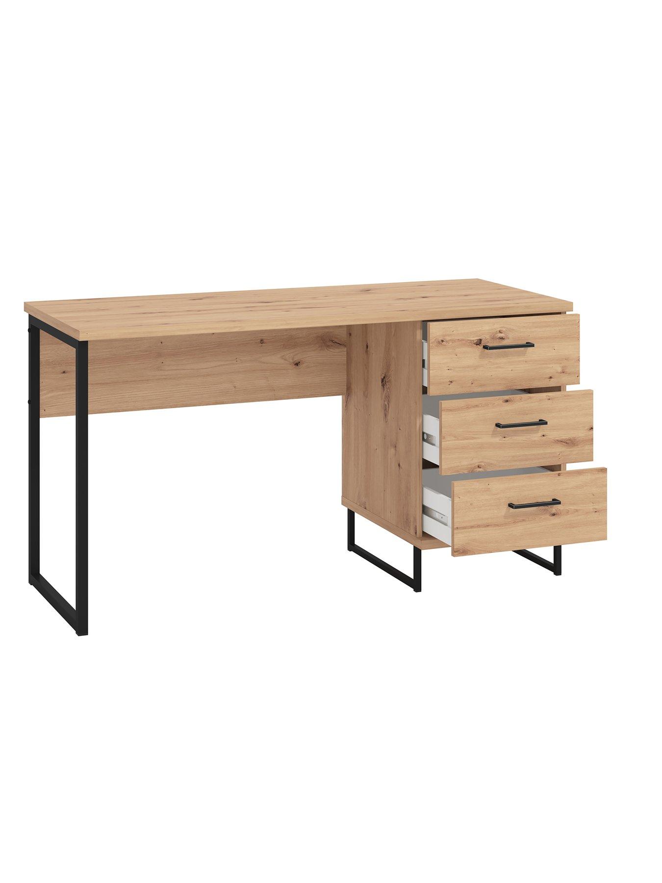 Image 5 of 7 of Dorel Home Sardinia Desk - Artisan Oak