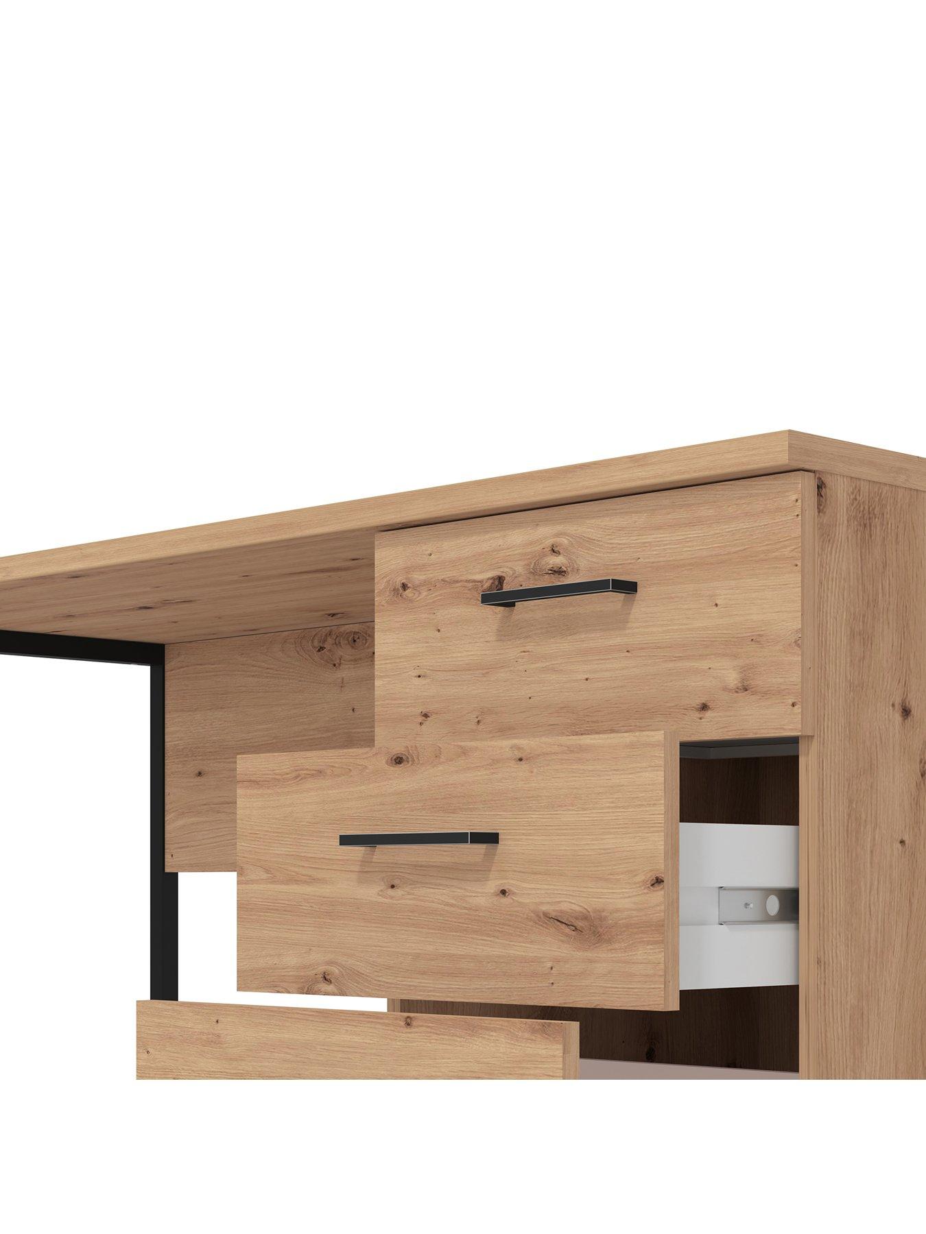 Image 6 of 7 of Dorel Home Sardinia Desk - Artisan Oak