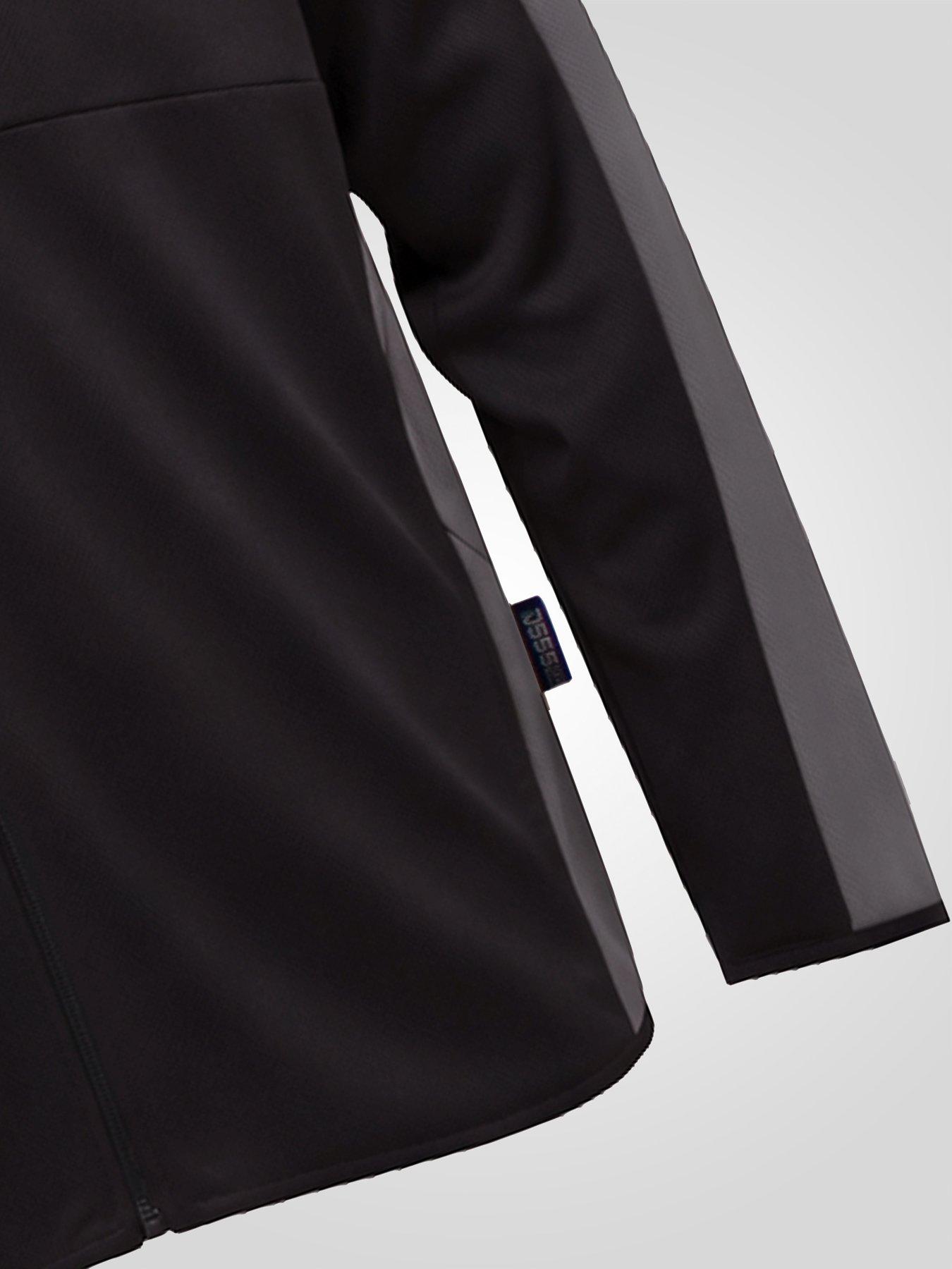 Image 6 of 7 of D555 D555 Dry Wear Tricot Zip Through Hoody With Zip Pockets