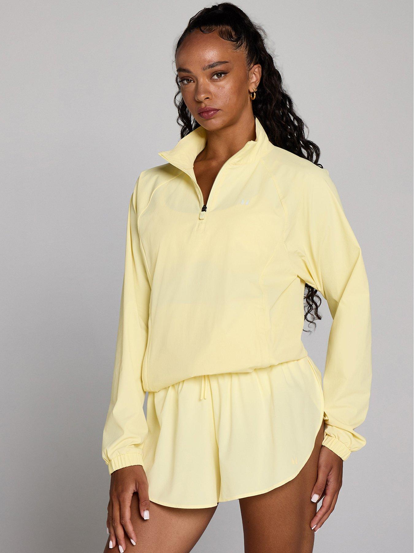 Image 1 of 4 of Myprotein Womens Training Velocity Windbreaker - Cream