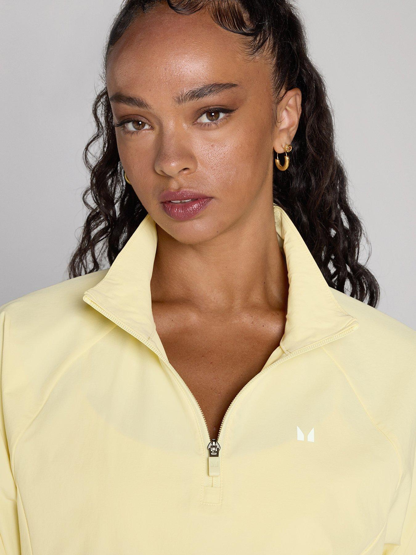 Image 4 of 4 of Myprotein Womens Training Velocity Windbreaker - Cream