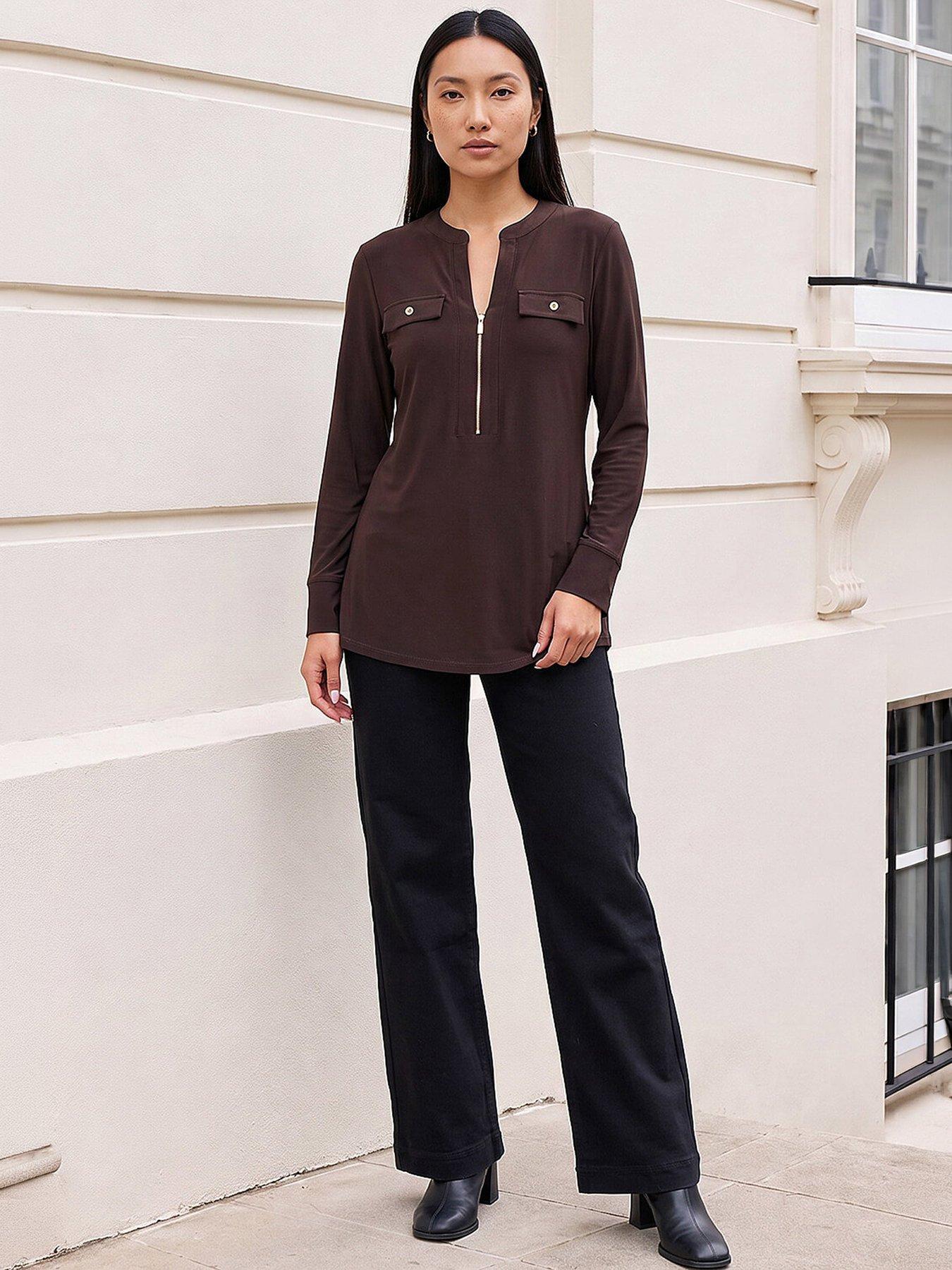 Image 2 of 4 of Roman Pocket Detail Zip Shirt