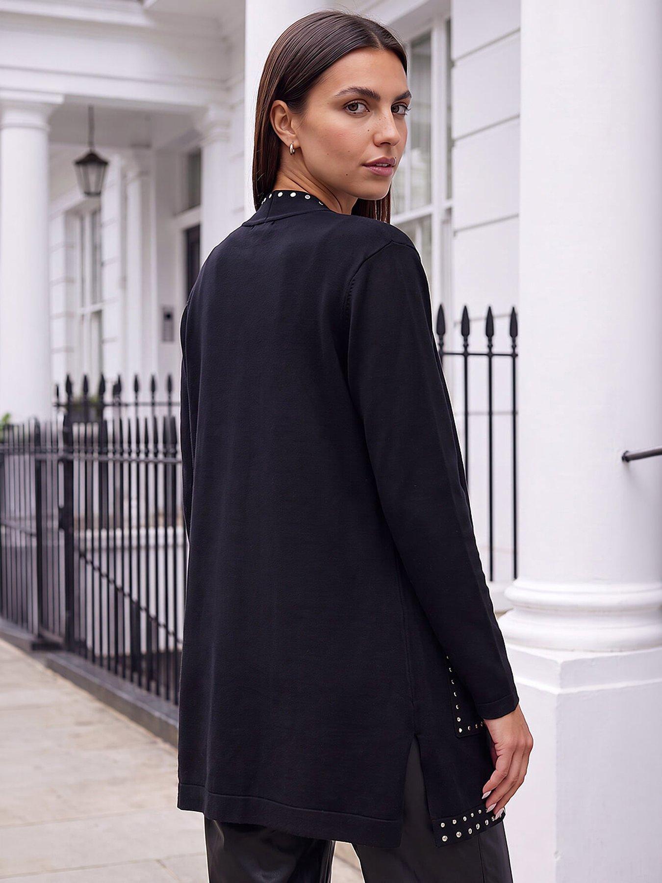 Image 3 of 4 of Roman Stud Trim Cardigan