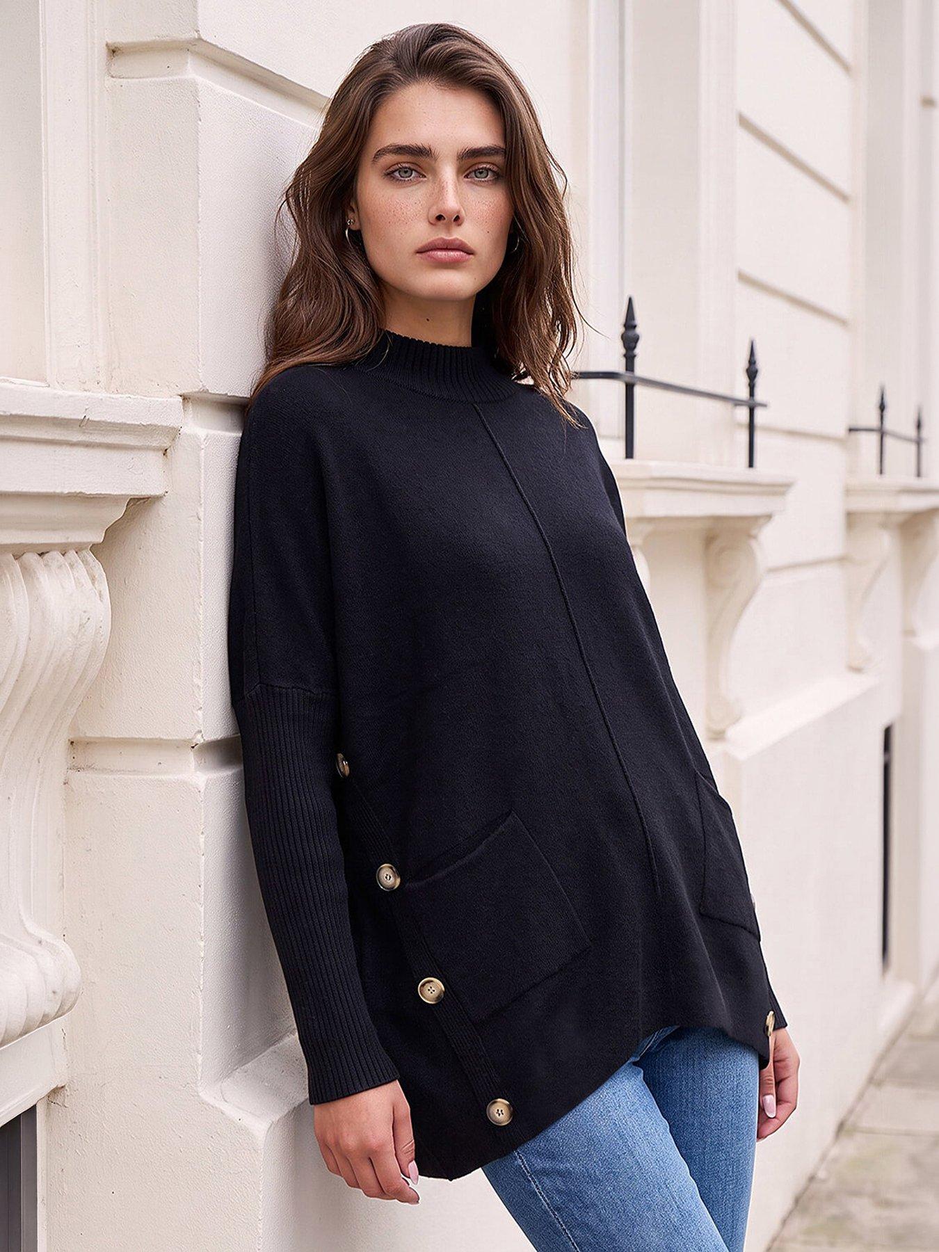 Image 1 of 4 of Roman Petite Oversized Jumper