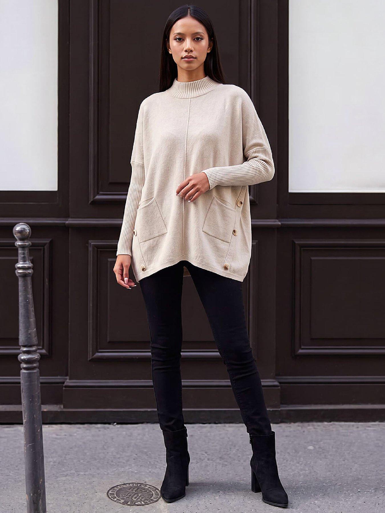 Image 4 of 4 of Roman Petite Oversized Jumper