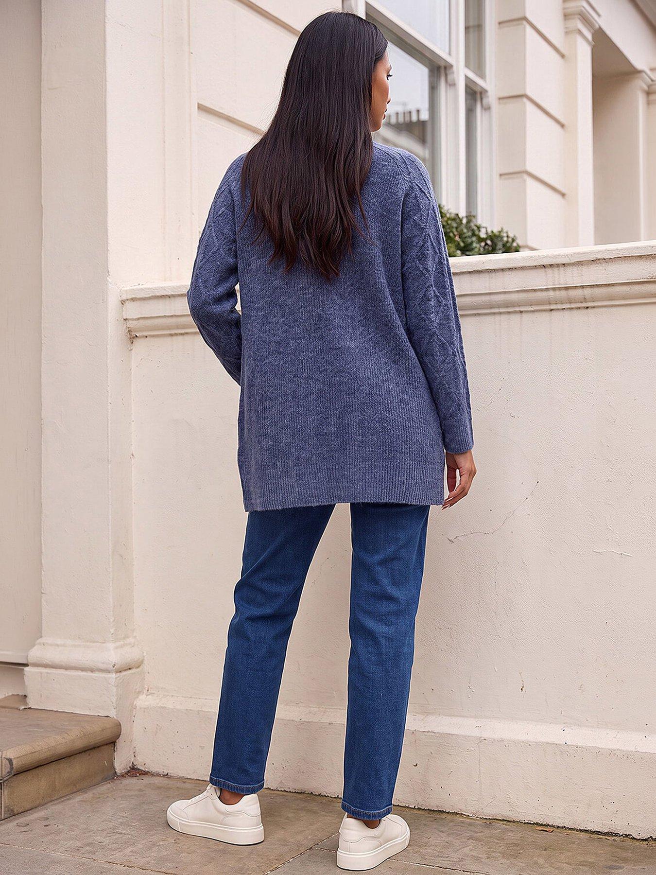 Image 3 of 4 of Roman Petite Cable Cardigan